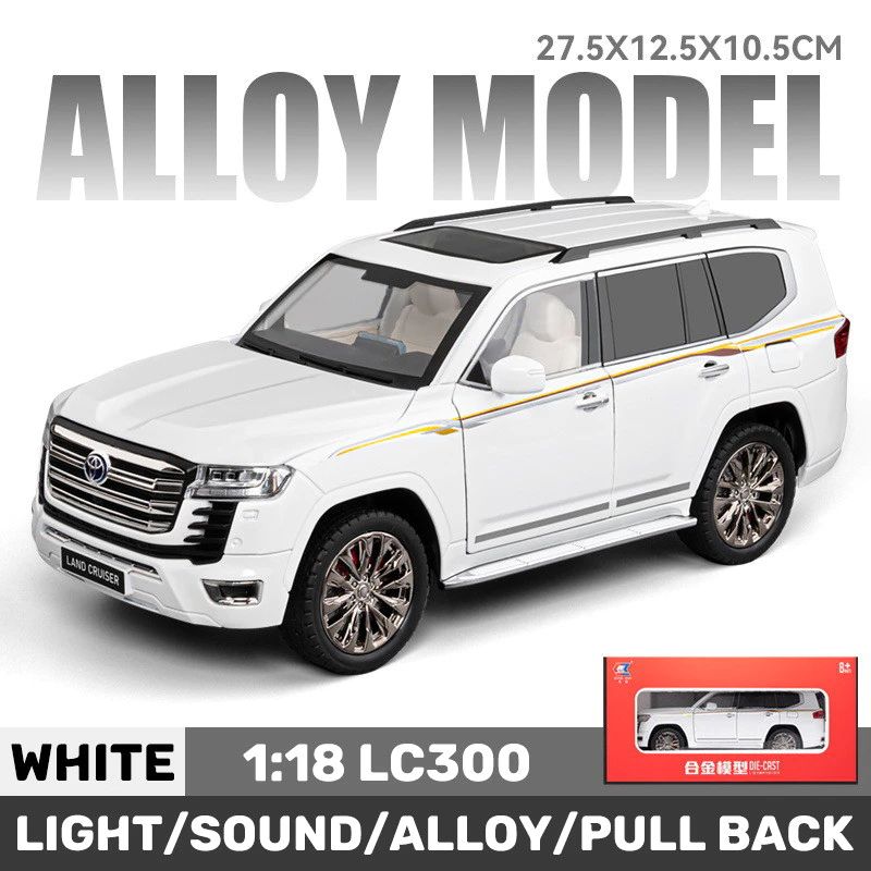 1:18 Toyota Land Cruiser LC300 Diecast Model Car by CHIZHI | SUV Alloy Scale Model with Sound & Light | Metal Body Collectible Toy for Kids & Adults - Mahal Al Madinahdiecast carMahal Al MadinahMahal Al Madinah1:18 Toyota Land Cruiser LC300 Diecast Model Car by CHIZHI | SUV Alloy Scale Model with Sound & Light | Metal Body Collectible Toy for Kids & Adults1:18 Toyota Land Cruiser LC300 Diecast Model Car by CHIZHI | SUV Alloy Scale Model with Sound & Light | Metal Body Collectible Toy for Kids &