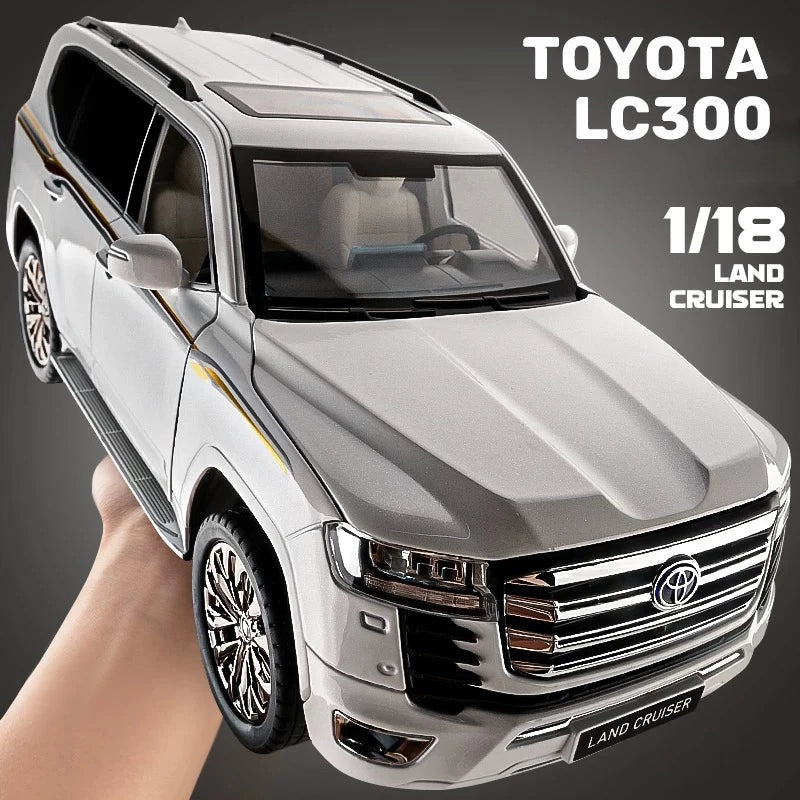 1:18 Toyota Land Cruiser LC300 Diecast Model Car by CHIZHI | SUV Alloy Scale Model with Sound & Light | Metal Body Collectible Toy for Kids & Adults - Mahal Al Madinahdiecast carMahal Al MadinahMahal Al Madinah1:18 Toyota Land Cruiser LC300 Diecast Model Car by CHIZHI | SUV Alloy Scale Model with Sound & Light | Metal Body Collectible Toy for Kids & Adults1:18 Toyota Land Cruiser LC300 Diecast Model Car by CHIZHI | SUV Alloy Scale Model with Sound & Light | Metal Body Collectible Toy for Kids &