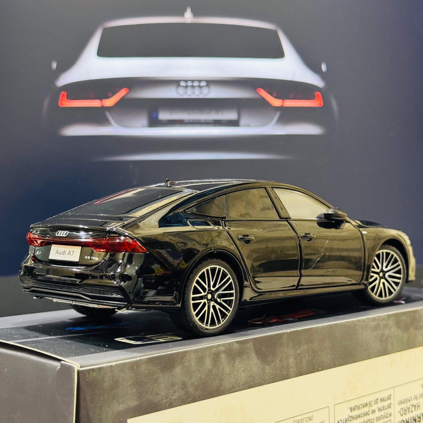 1:24 Die - Cast Audi A7 Model Car | Collectible Luxury Sedan Replica Alloy Metal Toy Car with Openable Doors & Pull - Back Action - Mahal Al MadinahMahal Al MadinahMahal Al MadinahBlack1:24 Die - Cast Audi A7 Model Car | Collectible Luxury Sedan Replica Alloy Metal Toy Car with Openable Doors & Pull - Back Action Mahal Al Madinah1:24 Die - Cast Audi A7 Model Car | Collectible Luxury Sedan Replica Alloy Metal Toy Car with Openable Doors & Pull - Back Action