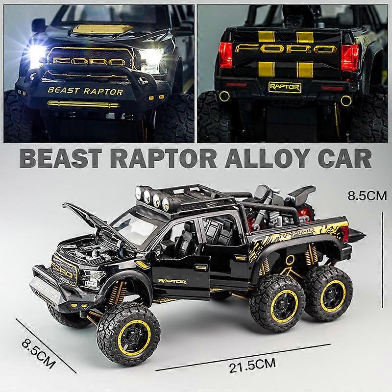 1:24 Ford Raptor F150 6x6 Diecast Model Truck | Modified Off - Road Alloy SUV | Pull Back Action | Metal Toy for Kids & Collectors - Mahal Al Madinahdiecast carMahal Al MadinahMahal Al MadinahBLUE1:24 Ford Raptor F150 6x6 Diecast Model Truck | Modified Off - Road Alloy SUV | Pull Back Action | Metal Toy for Kids & Collectors1:24 Ford Raptor F150 6x6 Diecast Model Truck | Modified Off - Road Alloy SUV | Pull Back Action | Metal Toy for Kids & Collectors
