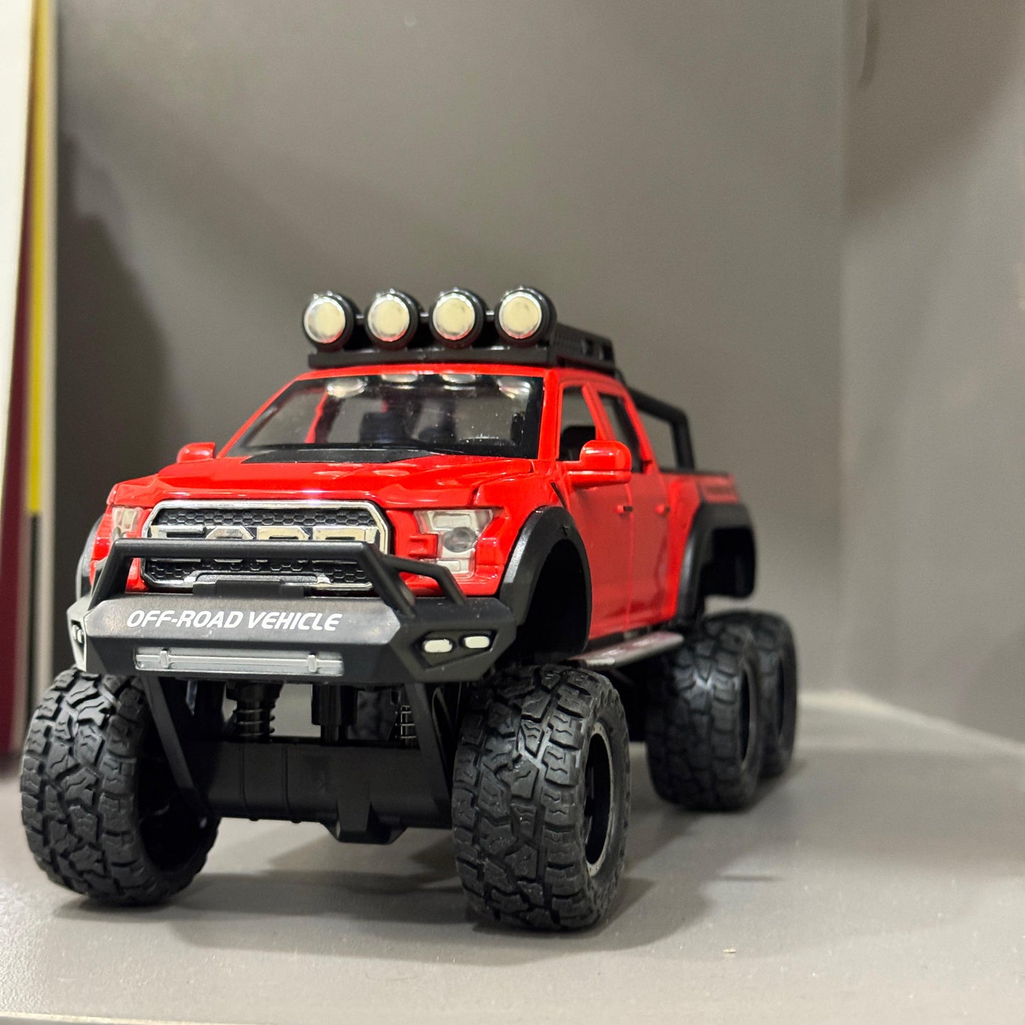 1:24 Ford Raptor F150 6x6 Diecast Model Truck | Modified Off - Road Alloy SUV | Pull Back Action | Metal Toy for Kids & Collectors - Mahal Al Madinahdiecast carMahal Al MadinahMahal Al MadinahBLUE1:24 Ford Raptor F150 6x6 Diecast Model Truck | Modified Off - Road Alloy SUV | Pull Back Action | Metal Toy for Kids & Collectors1:24 Ford Raptor F150 6x6 Diecast Model Truck | Modified Off - Road Alloy SUV | Pull Back Action | Metal Toy for Kids & Collectors