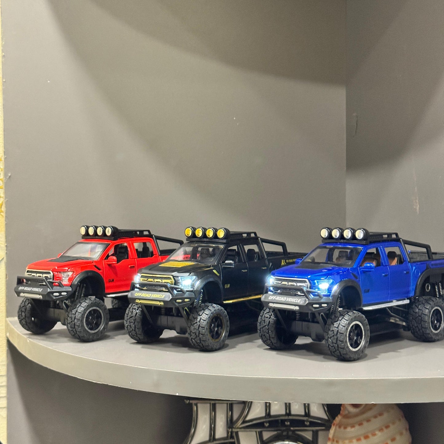 1:24 Ford Raptor F150 6x6 Diecast Model Truck | Modified Off - Road Alloy SUV | Pull Back Action | Metal Toy for Kids & Collectors - Mahal Al Madinahdiecast carMahal Al MadinahMahal Al MadinahBLUE1:24 Ford Raptor F150 6x6 Diecast Model Truck | Modified Off - Road Alloy SUV | Pull Back Action | Metal Toy for Kids & Collectors1:24 Ford Raptor F150 6x6 Diecast Model Truck | Modified Off - Road Alloy SUV | Pull Back Action | Metal Toy for Kids & Collectors