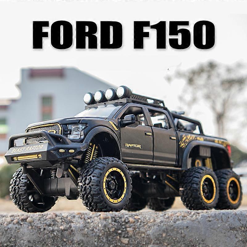1:24 Ford Raptor F150 6x6 Diecast Model Truck | Modified Off - Road Alloy SUV | Pull Back Action | Metal Toy for Kids & Collectors - Mahal Al Madinahdiecast carMahal Al MadinahMahal Al MadinahBLACK MATT1:24 Ford Raptor F150 6x6 Diecast Model Truck | Modified Off - Road Alloy SUV | Pull Back Action | Metal Toy for Kids & Collectors1:24 Ford Raptor F150 6x6 Diecast Model Truck | Modified Off - Road Alloy SUV | Pull Back Action | Metal Toy for Kids & Collectors