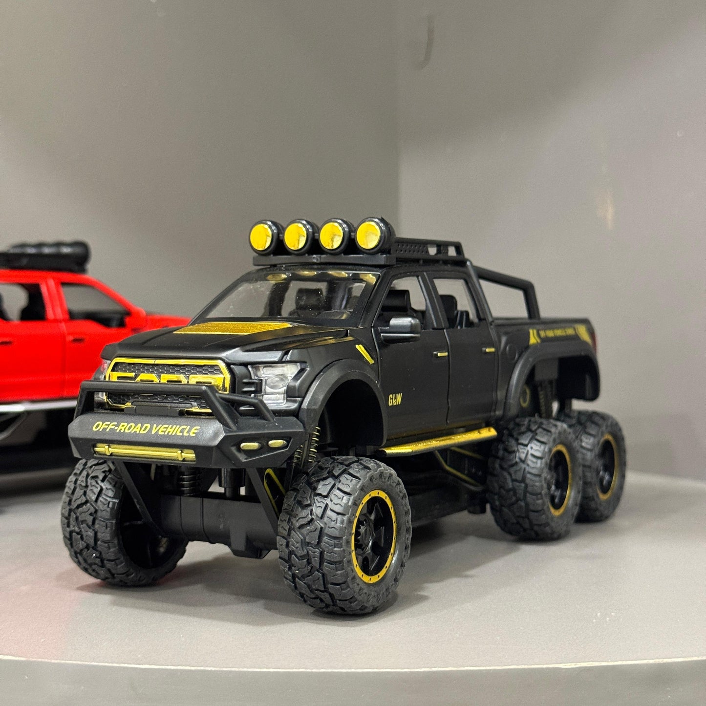 1:24 Ford Raptor F150 6x6 Diecast Model Truck | Modified Off - Road Alloy SUV | Pull Back Action | Metal Toy for Kids & Collectors - Mahal Al Madinahdiecast carMahal Al MadinahMahal Al MadinahBLUE1:24 Ford Raptor F150 6x6 Diecast Model Truck | Modified Off - Road Alloy SUV | Pull Back Action | Metal Toy for Kids & Collectors1:24 Ford Raptor F150 6x6 Diecast Model Truck | Modified Off - Road Alloy SUV | Pull Back Action | Metal Toy for Kids & Collectors