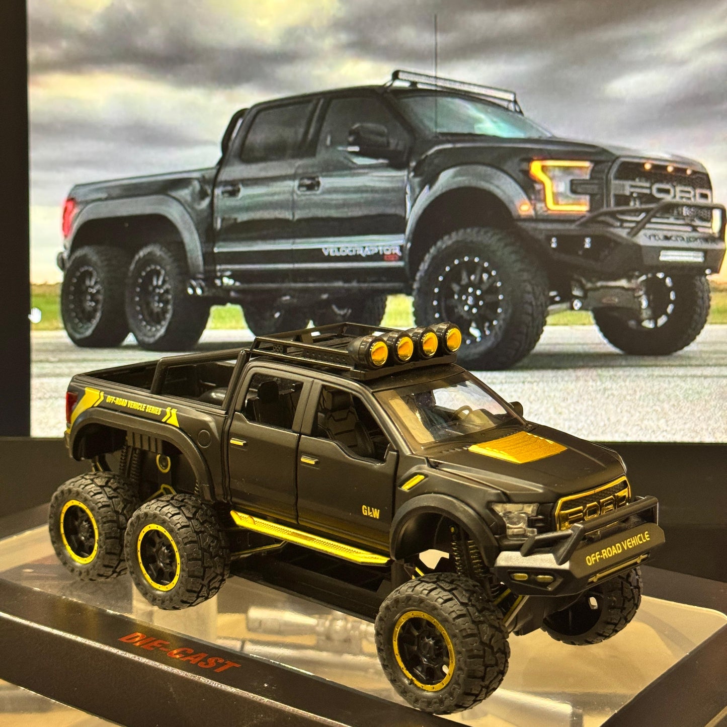 1:24 Ford Raptor F150 6x6 Diecast Model Truck | Modified Off - Road Alloy SUV | Pull Back Action | Metal Toy for Kids & Collectors - Mahal Al Madinahdiecast carMahal Al MadinahMahal Al MadinahBLUE1:24 Ford Raptor F150 6x6 Diecast Model Truck | Modified Off - Road Alloy SUV | Pull Back Action | Metal Toy for Kids & Collectors1:24 Ford Raptor F150 6x6 Diecast Model Truck | Modified Off - Road Alloy SUV | Pull Back Action | Metal Toy for Kids & Collectors