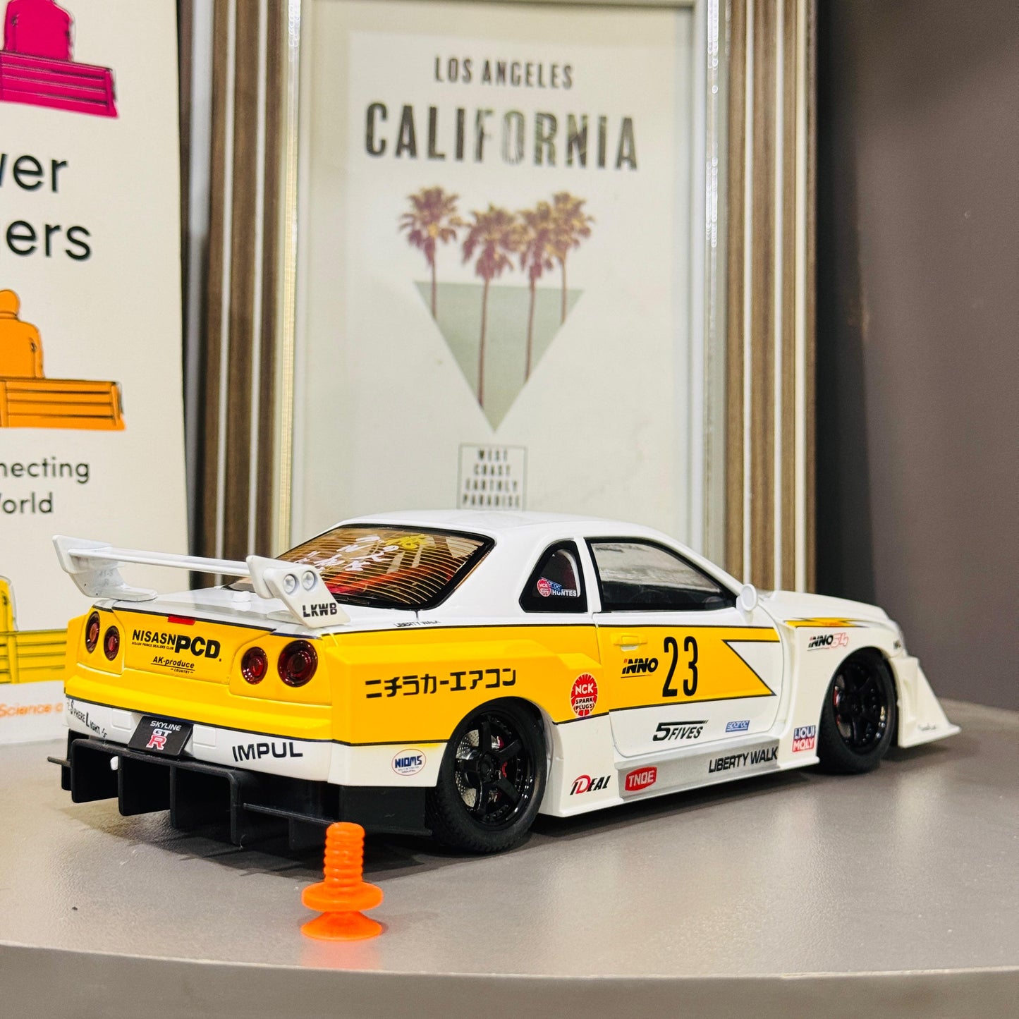 1:24 Nissan Skyline GTR R34 Ares Wide Body Diecast Model | Alloy Sports Car with Sound & Light - Mahal Al MadinahMahal Al MadinahMahal Al MadinahN1:24 Nissan Skyline GTR R34 Ares Wide Body Diecast Model | Alloy Sports Car with Sound & Light Mahal Al Madinah1:24 Nissan Skyline GTR R34 Ares Wide Body Diecast Model | Alloy Sports Car with Sound & Light