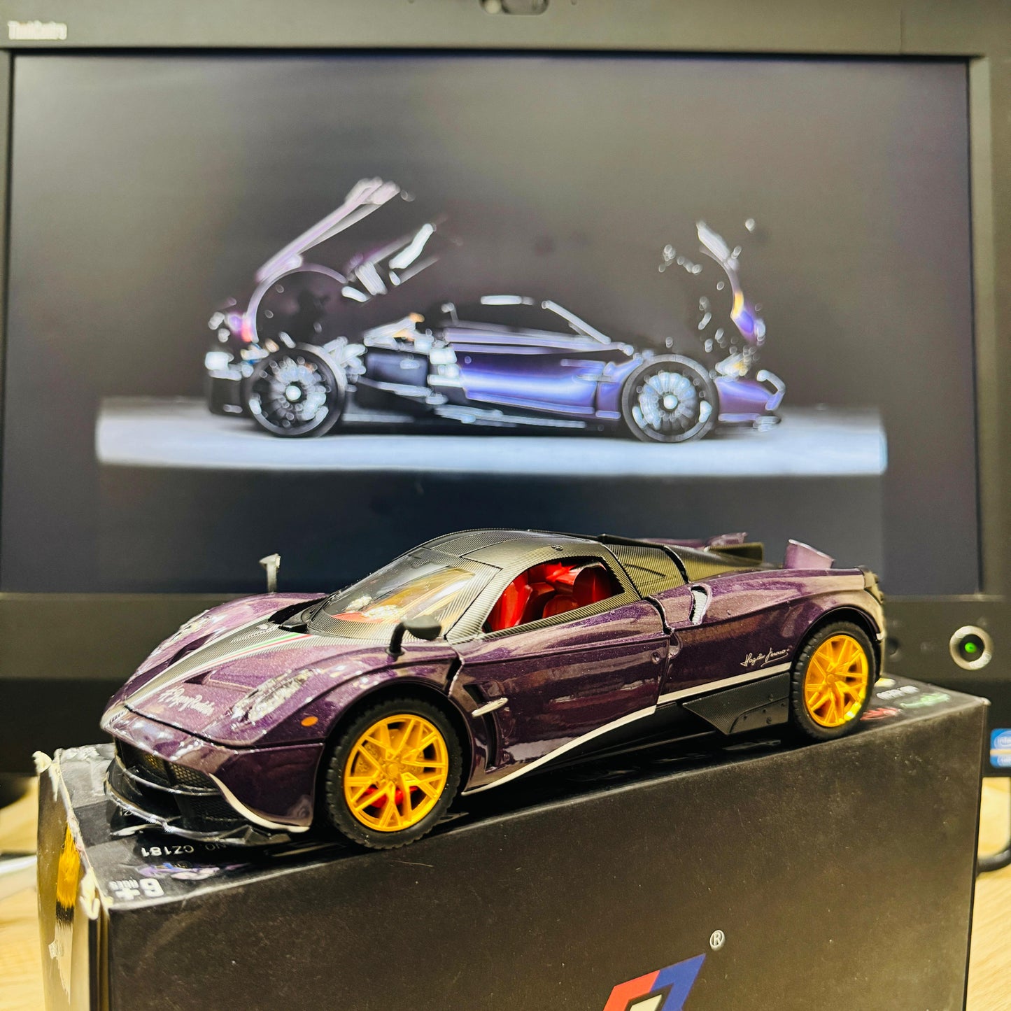 1:24 Pagani Huayra Dinastia Diecast Alloy Sports Car – CHI ZHI Edition with Smoke, Lights & Sound – Metal Racing Toy for Kids & Collectors - Mahal Al Madinahdiecast carMahal Al MadinahMahal Al Madinah1:24 Pagani Huayra Dinastia Diecast Alloy Sports Car – CHI ZHI Edition with Smoke, Lights & Sound – Metal Racing Toy for Kids & Collectors1:24 Pagani Huayra Dinastia Diecast Alloy Sports Car – CHI ZHI Edition with Smoke, Lights & Sound – Metal Racing Toy for Kids & Collectors