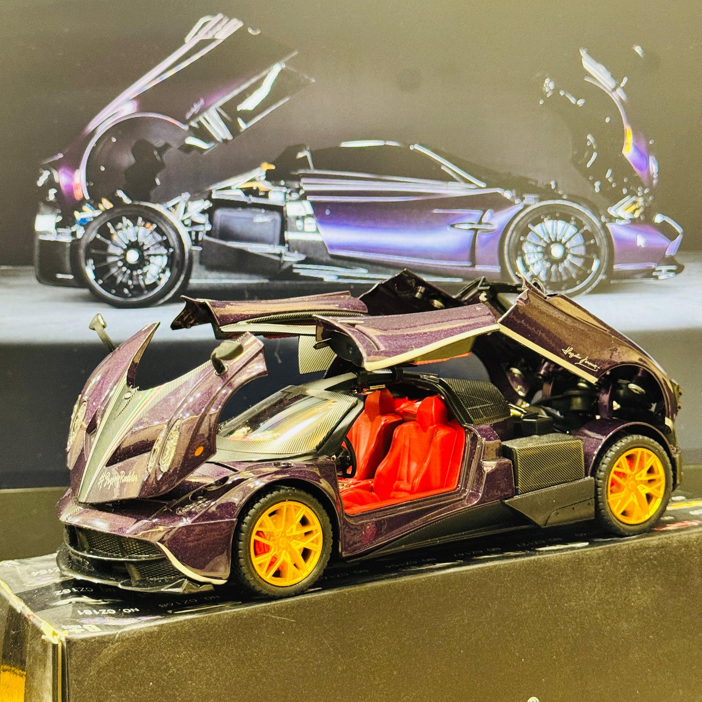 1:24 Pagani Huayra Dinastia Diecast Alloy Sports Car – CHI ZHI Edition with Smoke, Lights & Sound – Metal Racing Toy for Kids & Collectors - Mahal Al Madinahdiecast carMahal Al MadinahMahal Al Madinah1:24 Pagani Huayra Dinastia Diecast Alloy Sports Car – CHI ZHI Edition with Smoke, Lights & Sound – Metal Racing Toy for Kids & Collectors1:24 Pagani Huayra Dinastia Diecast Alloy Sports Car – CHI ZHI Edition with Smoke, Lights & Sound – Metal Racing Toy for Kids & Collectors