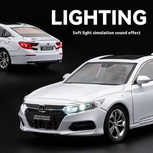 1:24 Premium Honda Accord Diecast Model Car – Metal Body, Pull Back Action, Openable Doors, Lights & Sound | Toy for Kids & Collectors - Mahal Al Madinahdiecast carMahal Al MadinahMahal Al MadinahWhite1:24 Premium Honda Accord Diecast Model Car – Metal Body, Pull Back Action, Openable Doors, Lights & Sound | Toy for Kids & Collectors.1:24 Premium Honda Accord Diecast Model Car – Metal Body, Pull Back Action, Openable Doors, Lights & Sound | Toy for Kids & Collectors