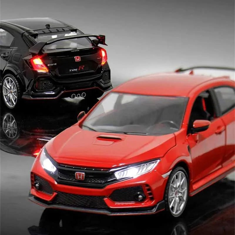 1:32 Honda Civic Type R Diecast Model Car | Alloy Toy Vehicle with Pull Back, Sound & Light - Mahal Al MadinahMahal Al MadinahMahal Al MadinahRed1:32 Honda Civic Type R Diecast Model Car | Alloy Toy Vehicle with Pull Back, Sound & Light Mahal Al Madinah1:32 Honda Civic Type R Diecast Model Car | Alloy Toy Vehicle with Pull Back, Sound & Light