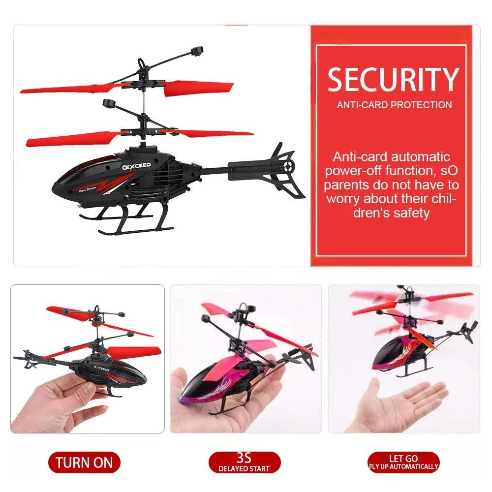 2 in 1 Flying Helicopter Toy for Boys | Remote Control + Palm Sensing | Rechargeable Indoor & Outdoor RC Helicopter | For Kids Age 6+ - Mahal Al MadinahtoysMahal Al MadinahMahal Al Madinah2 in 1 Flying Helicopter Toy for Boys | Remote Control + Palm Sensing | Rechargeable Indoor & Outdoor RC Helicopter | For Kids Age 6+2 in 1 Flying Helicopter Toy for Boys | Remote Control + Palm Sensing | Rechargeable Indoor & Outdoor RC Helicopter | For Kids Age 6+