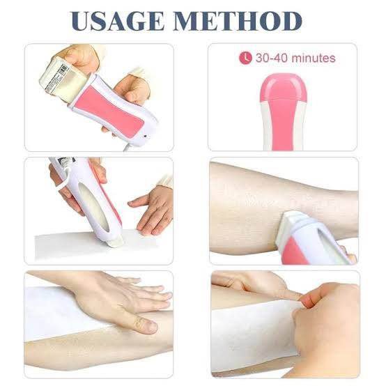 3 - in - 1 Roll - On Wax Heater Machine Kit | 40W Portable Electric Wax Roller with Refill & Strips for Painless Hair Removal – Salon & Home Use (100ml) - Mahal Al MadinahMahal Al MadinahMahal Al Madinah3 - in - 1 Roll - On Wax Heater Machine Kit | 40W Portable Electric Wax Roller with Refill & Strips for Painless Hair Removal – Salon & Home Use (100ml) Mahal Al Madinah3 - in - 1 Roll - On Wax Heater Machine Kit | 40W Portable Electric Wax Roller with Refill & Strips for Painless Hair Removal –