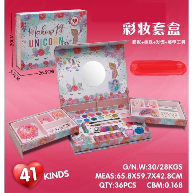 42 Pcs Realistic Unicorn Makeup & Jewellery Briefcase for Girls – Pretend Beauty Set with Lipstick, Jewelry, Hair Accessories & Carry Case – Magical Gift for GIRLS - Mahal Al MadinahMAKEUP KITMahal Al MadinahMahal Al Madinah42 Pcs Realistic Unicorn Makeup & Jewellery Briefcase for Girls – Pretend Beauty Set with Lipstick, Jewelry, Hair Accessories & Carry Case – Magical Gift for GIRLS42 Pcs Realistic Unicorn Makeup & Jewellery Briefcase for Girls – Pretend Beauty Set with Lipstick, Jewelry, Hair
