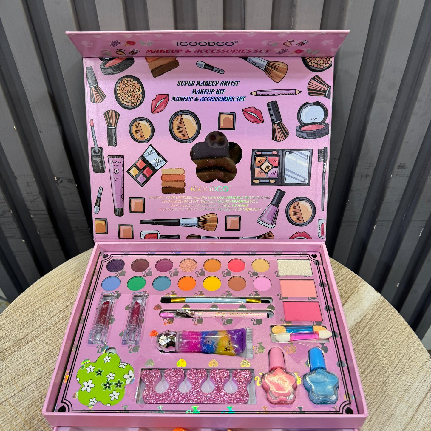 42Pcs Fashion Princess Makeup & Jewellery Set for Girls – Pretend Beauty Kit with Lipstick, Nail Art, Accessories & Storage Bag – Ideal Gift Toy for Kids - Mahal Al MadinahMAKEUP KITMahal Al MadinahMahal Al Madinah42Pcs Fashion Princess Makeup & Jewellery Set for Girls – Pretend Beauty Kit with Lipstick, Nail Art, Accessories & Storage Bag – Ideal Gift Toy for Kids42Pcs Fashion Princess Makeup & Jewellery Set for Girls – Pretend Beauty Kit with Lipstick, Nail Art, Accessories & Storage Bag – Ide