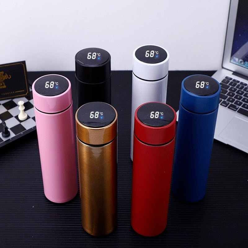 500ML Insulated LED Temperature Display Water Bottle | Stainless Steel Vacuum Flask with Tea Infuser | Hot & Cold Thermos Travel Mug - Mahal Al MadinahMahal Al MadinahMahal Al Madinah500ML Insulated LED Temperature Display Water Bottle | Stainless Steel Vacuum Flask with Tea Infuser | Hot & Cold Thermos Travel Mug Mahal Al Madinah500ML Insulated LED Temperature Display Water Bottle | Stainless Steel Vacuum Flask with Tea Infuser | Hot & Cold Thermos Travel Mug