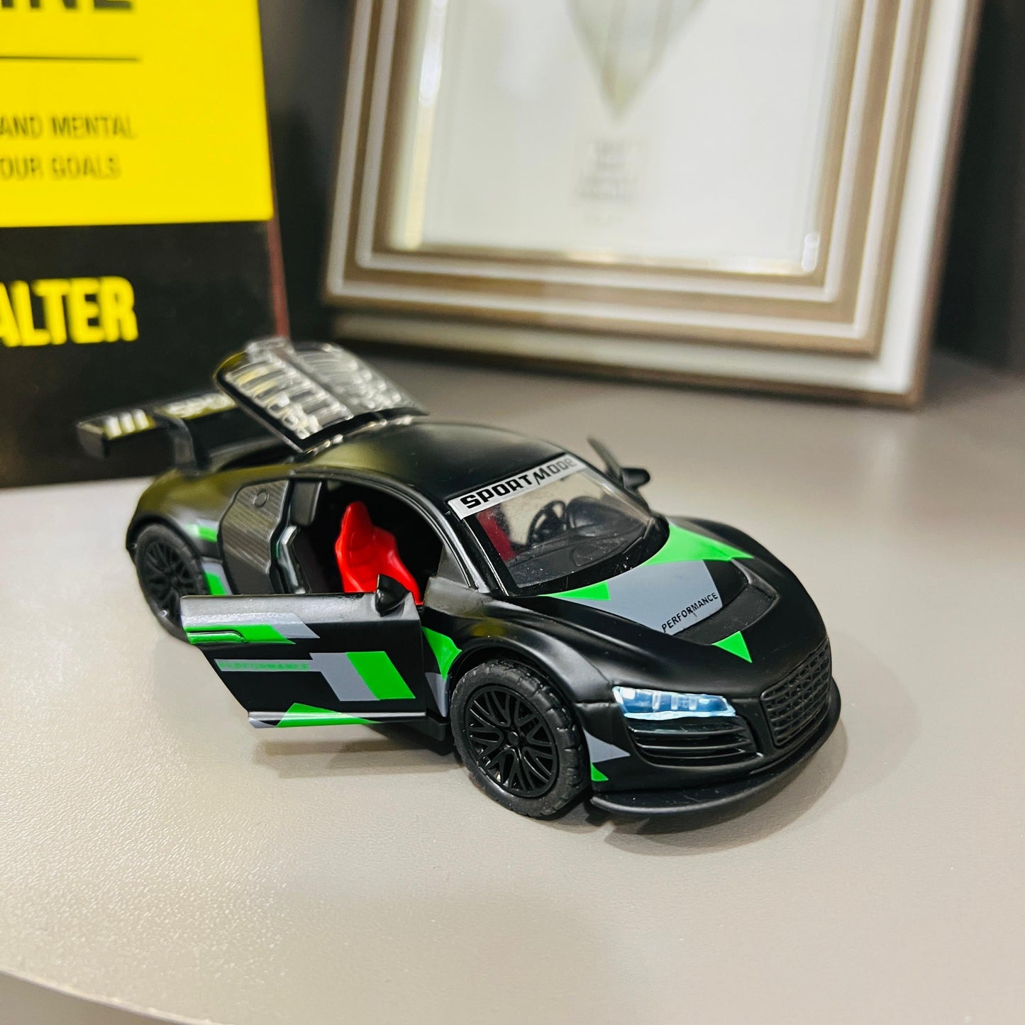 Ford Mustang & Audi R8 Diecast Metal Cars 1:42 | Pull - Back Racing Models with Sound & Light – Premium Gift for Collectors & Kids - Mahal Al MadinahMahal Al MadinahMahal Al MadinahAUDI R8 (BLACK)Ford Mustang & Audi R8 Diecast Metal Cars 1:42 | Pull - Back Racing Models with Sound & Light – Premium Gift for Collectors & Kids Mahal Al MadinahFord Mustang & Audi R8 Diecast Metal Cars 1:42 | Pull - Back Racing Models with Sound & Light – Premium Gift for Collectors & Kids