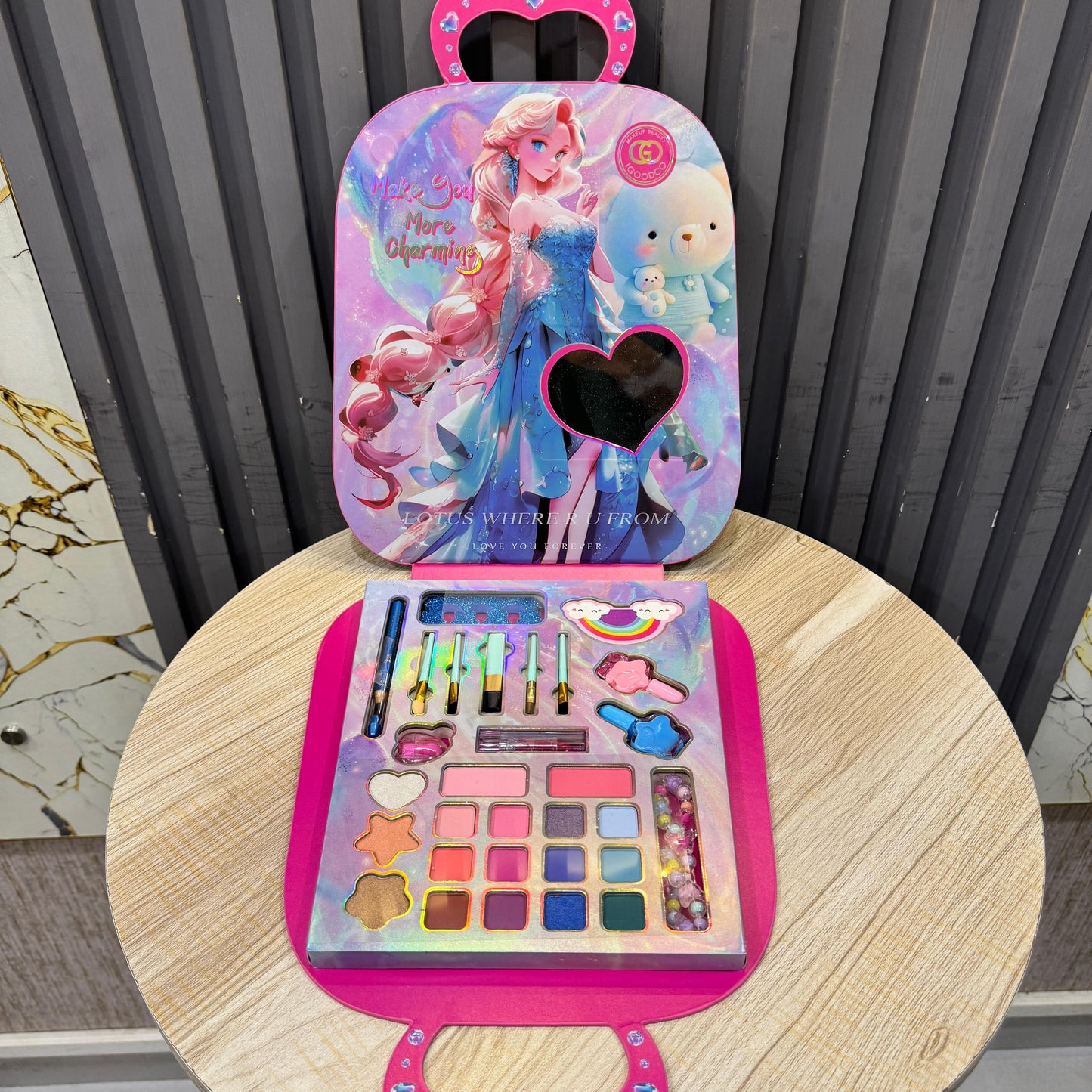 Girls Fashion Make - Up Kit with Cute Carry Bag – Pretend Beauty Toy Set with Lipsticks, Mirror, and Accessories – Gift for Kids & Princess Fans - Mahal Al MadinahMAKEUP KITMahal Al MadinahMahal Al MadinahGirls Fashion Make - Up Kit with Cute Carry Bag – Pretend Beauty Toy Set with Lipsticks, Mirror, and Accessories – Gift for Kids & Princess FansGirls Fashion Make - Up Kit with Cute Carry Bag – Pretend Beauty Toy Set with Lipsticks, Mirror, and Accessories – Gift for Kids & Princess Fans