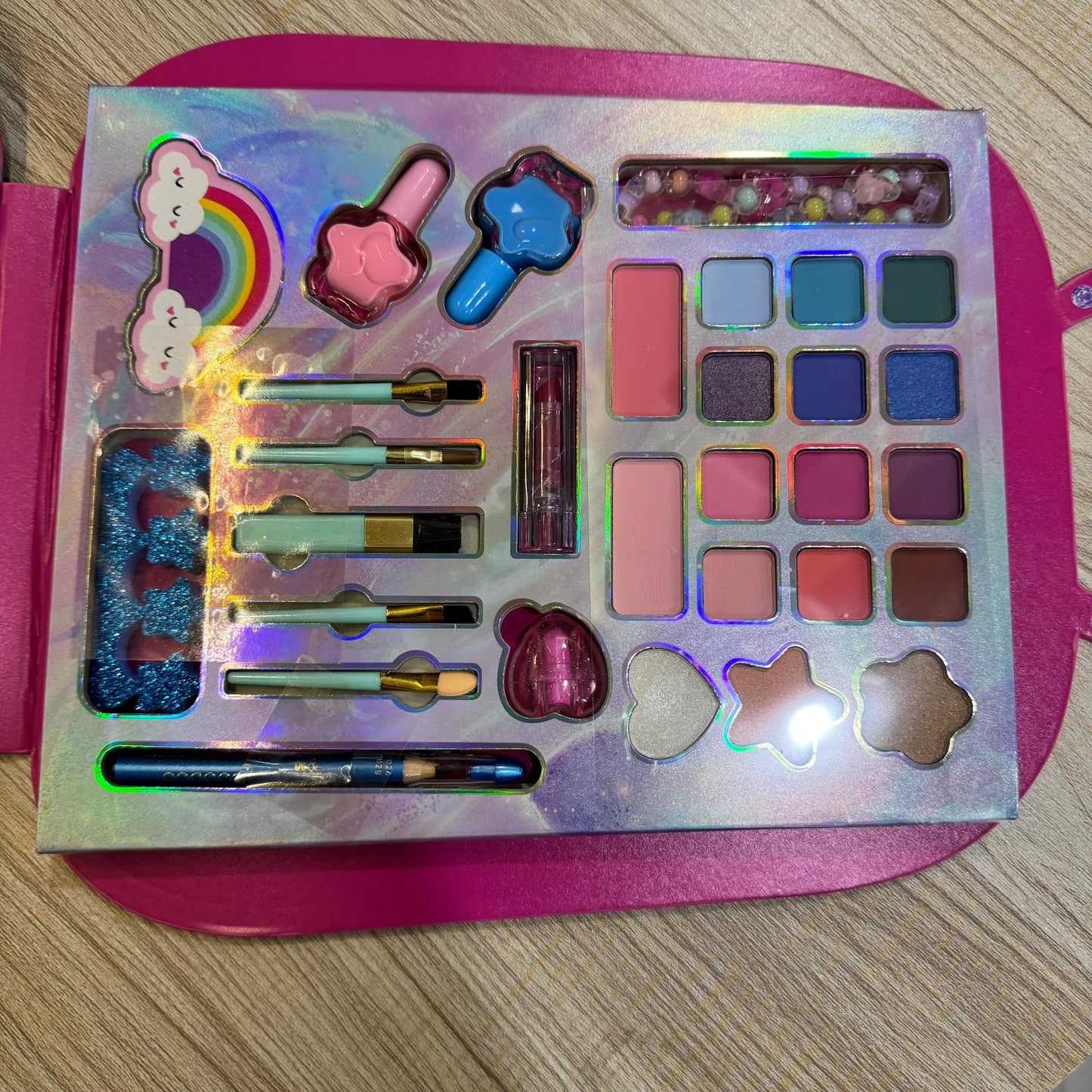 Girls Fashion Make - Up Kit with Cute Carry Bag – Pretend Beauty Toy Set with Lipsticks, Mirror, and Accessories – Gift for Kids & Princess Fans - Mahal Al MadinahMAKEUP KITMahal Al MadinahMahal Al MadinahGirls Fashion Make - Up Kit with Cute Carry Bag – Pretend Beauty Toy Set with Lipsticks, Mirror, and Accessories – Gift for Kids & Princess FansGirls Fashion Make - Up Kit with Cute Carry Bag – Pretend Beauty Toy Set with Lipsticks, Mirror, and Accessories – Gift for Kids & Princess Fans