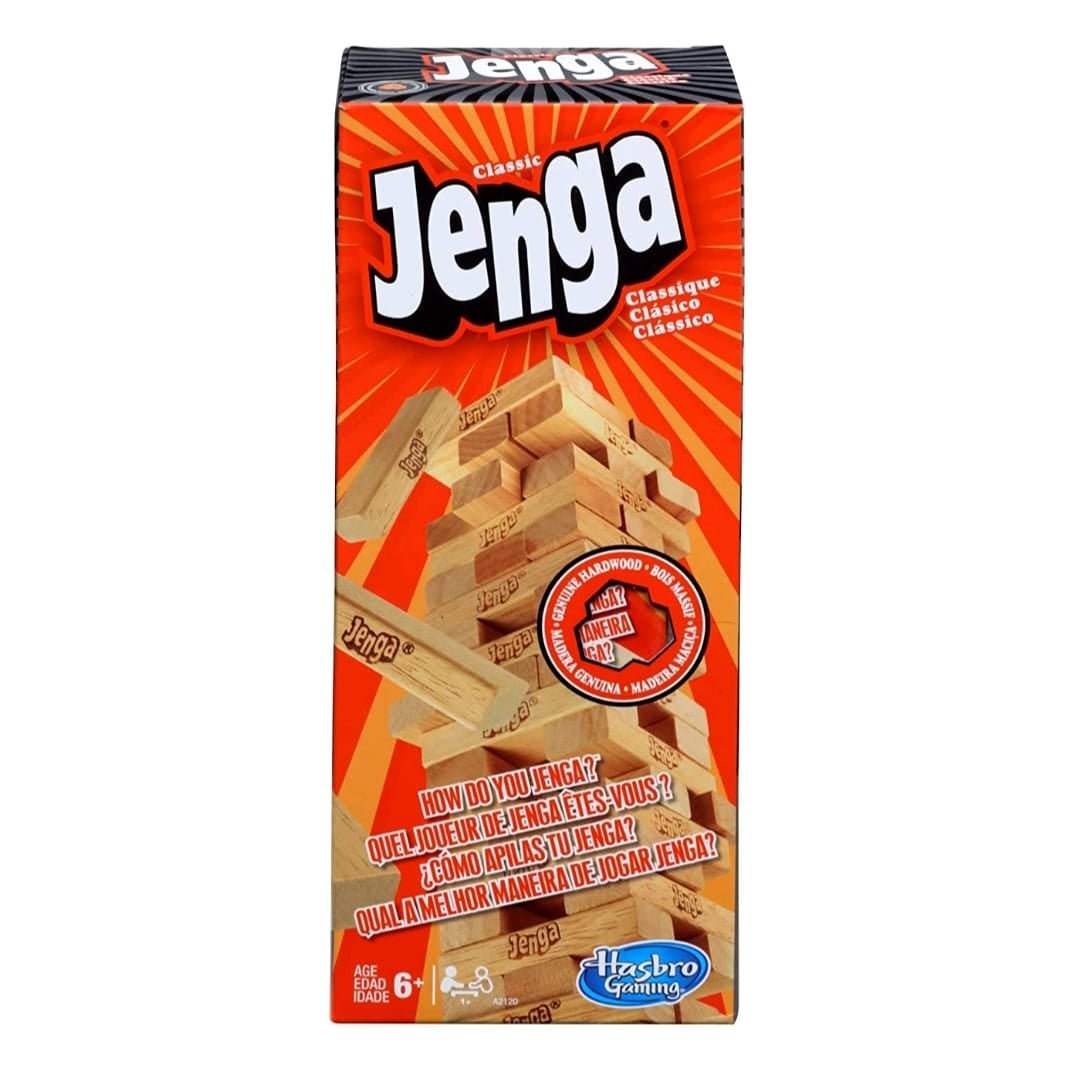 Hasbro Classic Jenga Game | Authentic Hardwood Block Stacking Game for Family & Party Fun - Mahal Al MadinahMahal Al MadinahMahal Al MadinahHasbro Classic Jenga Game | Authentic Hardwood Block Stacking Game for Family & Party Fun Mahal Al MadinahHasbro Classic Jenga Game | Authentic Hardwood Block Stacking Game for Family & Party Fun