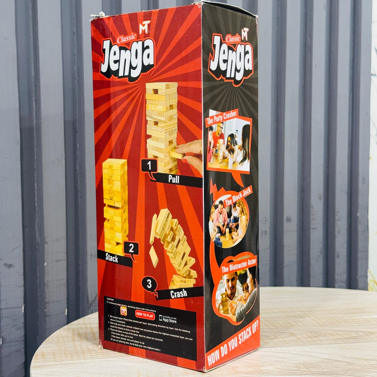 Hasbro Classic Jenga Game | Authentic Hardwood Block Stacking Game for Family & Party Fun - Mahal Al MadinahMahal Al MadinahMahal Al MadinahHasbro Classic Jenga Game | Authentic Hardwood Block Stacking Game for Family & Party Fun Mahal Al MadinahHasbro Classic Jenga Game | Authentic Hardwood Block Stacking Game for Family & Party Fun