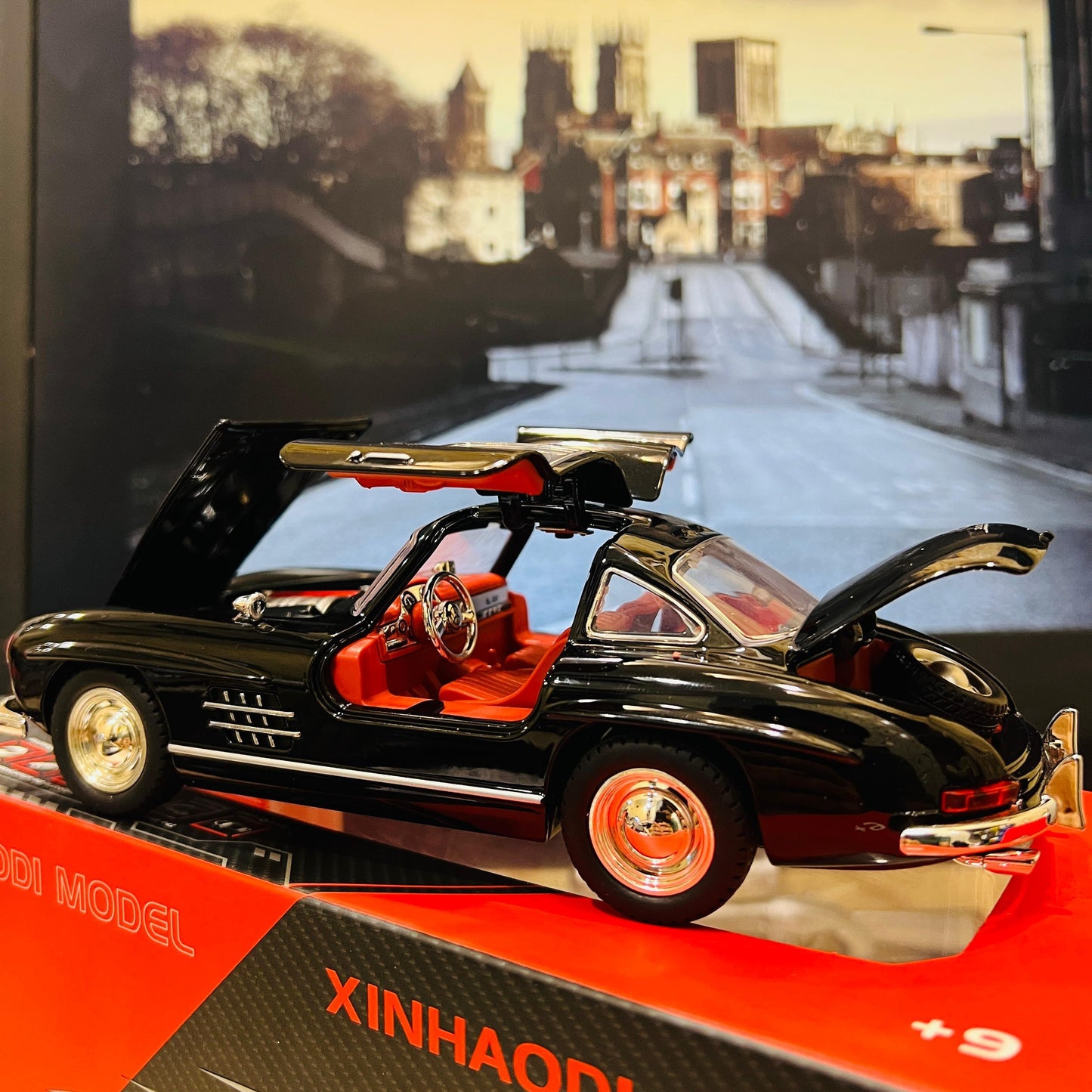 Kinsmart Mercedes - Benz 300SL Diecast Model Car | 1:36 Scale (5 - Inch) Alloy Sports Car with Sound & Light – Track Edition Collectible - Mahal Al MadinahMahal Al MadinahMahal Al MadinahKinsmart Mercedes - Benz 300SL Diecast Model Car | 1:36 Scale (5 - Inch) Alloy Sports Car with Sound & Light – Track Edition Collectible.Kinsmart Mercedes - Benz 300SL Diecast Model Car | 1:36 Scale (5 - Inch) Alloy Sports Car with Sound & Light – Track Edition Collectible