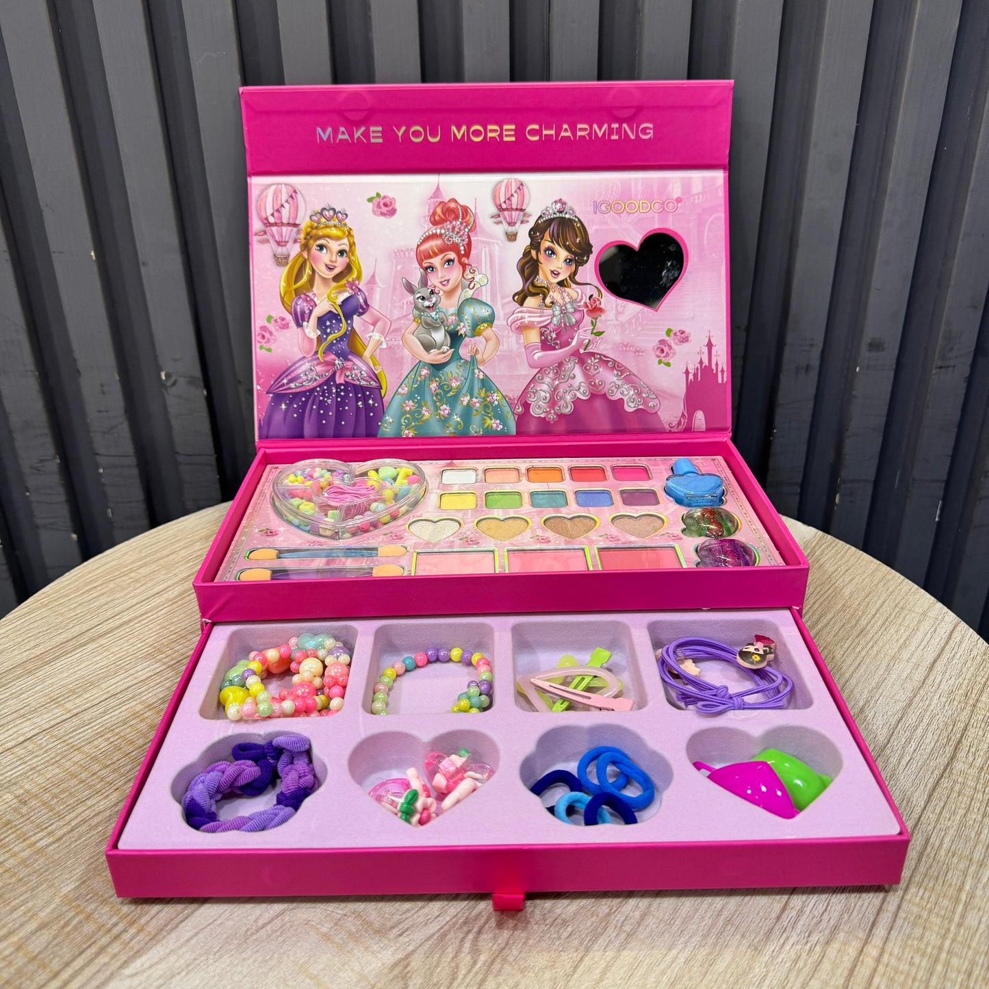 Love Beauty Girl – 17PCS Kids Makeup Set with Creative Accessories, Mirror, Lipsticks & Carry Case – Safe Pretend Beauty Toy for Girls - Mahal Al MadinahMAKEUP KITMahal Al MadinahMahal Al MadinahLove Beauty Girl – 17PCS Kids Makeup Set with Creative Accessories, Mirror, Lipsticks & Carry Case – Safe Pretend Beauty Toy for GirlsLove Beauty Girl – 17PCS Kids Makeup Set with Creative Accessories, Mirror, Lipsticks & Carry Case – Safe Pretend Beauty Toy for Girls