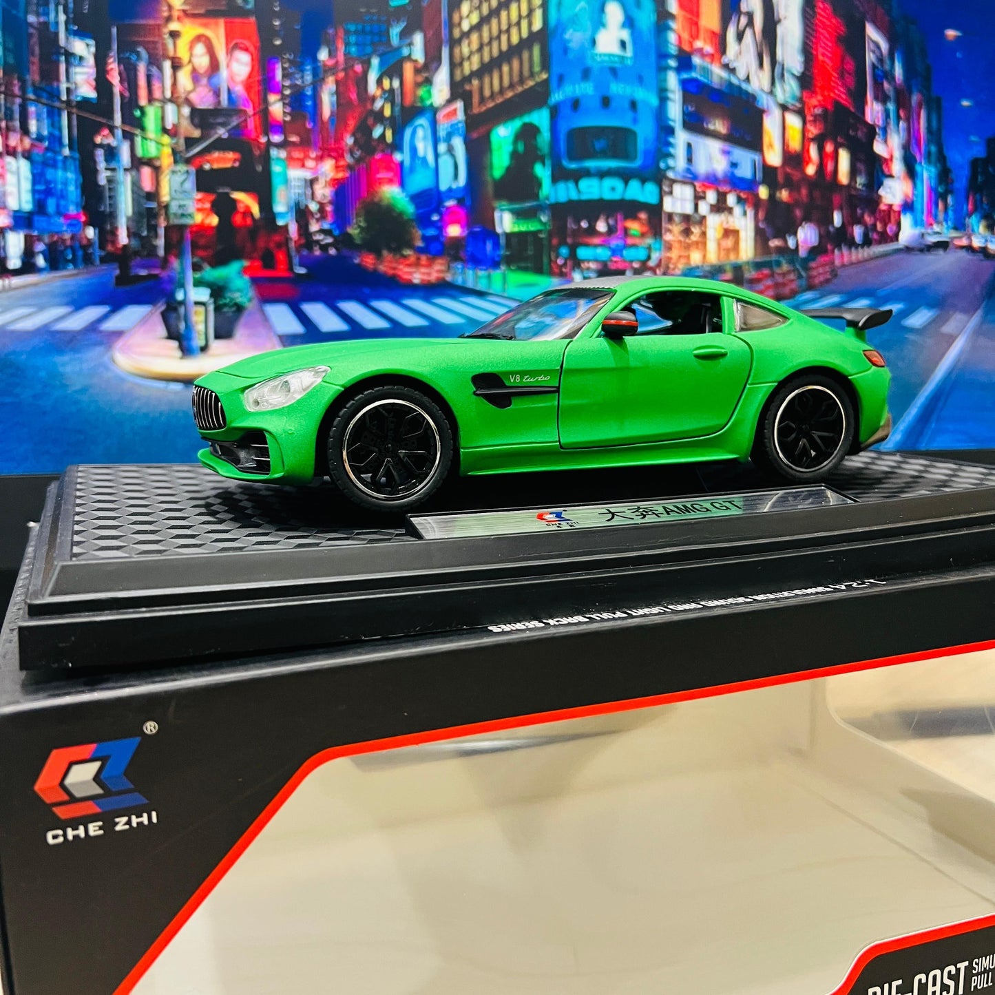 Mercedes - AMG GT V8 Turbo Diecast Model Car | 1:24 Scale Metal Coupe by CHE ZHI – Premium Collector’s Edition (Black) - Mahal Al MadinahMahal Al MadinahMahal Al MadinahBlackMercedes - AMG GT V8 Turbo Diecast Model Car | 1:24 Scale Metal Coupe by CHE ZHI – Premium Collector’s Edition (Black) Mahal Al MadinahMercedes - AMG GT V8 Turbo Diecast Model Car | 1:24 Scale Metal Coupe by CHE ZHI – Premium Collector’s Edition (Black)