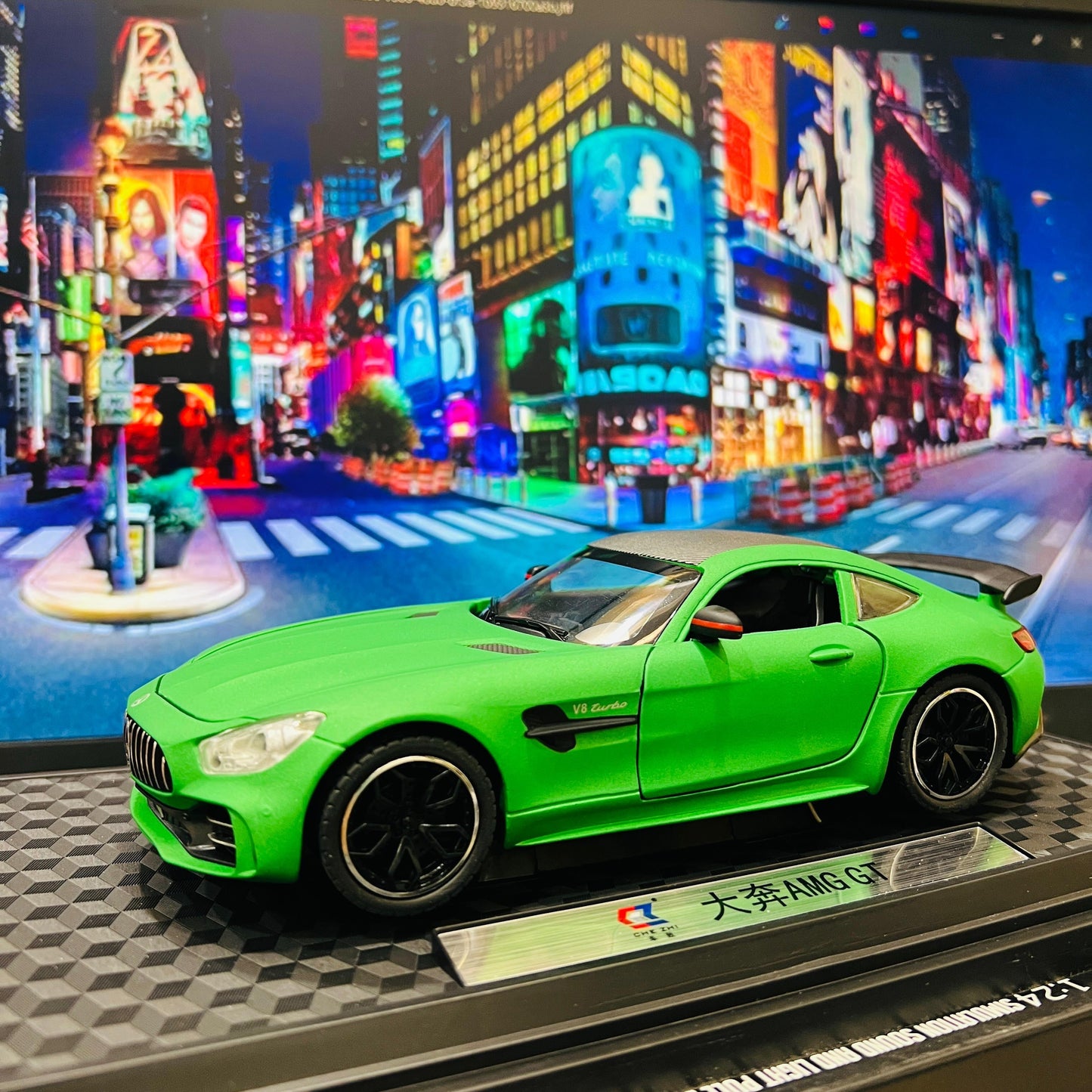 Mercedes - AMG GT V8 Turbo Diecast Model Car | 1:24 Scale Metal Coupe by CHE ZHI – Premium Collector’s Edition (Black) - Mahal Al MadinahMahal Al MadinahMahal Al MadinahGreenMercedes - AMG GT V8 Turbo Diecast Model Car | 1:24 Scale Metal Coupe by CHE ZHI – Premium Collector’s Edition (Black) Mahal Al MadinahMercedes - AMG GT V8 Turbo Diecast Model Car | 1:24 Scale Metal Coupe by CHE ZHI – Premium Collector’s Edition (Black)