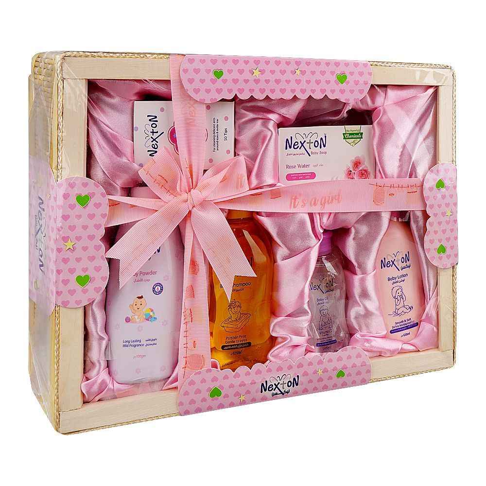 Nexton Premium Baby Gift Set – 6 - Pack Newborn Essentials (Oil, Soap, Shampoo, Lotion, Powder & Cotton Buds) – Gentle & Safe Baby Care Kit - Mahal Al Madinahbaby careMahal Al MadinahMahal Al MadinahNexton Premium Baby Gift Set – 6 - Pack Newborn Essentials (Oil, Soap, Shampoo, Lotion, Powder & Cotton Buds) – Gentle & Safe Baby Care KitNexton Premium Baby Gift Set – 6 - Pack Newborn Essentials (Oil, Soap, Shampoo, Lotion, Powder & Cotton Buds) – Gentle & Safe Baby Care Kit