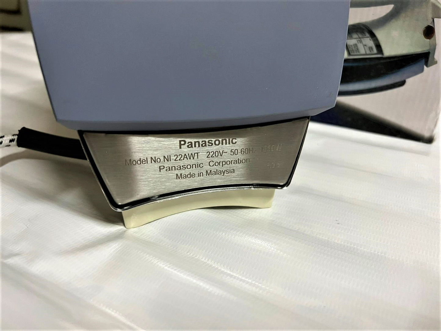 Panasonic NI - 22AWT – Deluxe Automatic Dry Iron 1000W with Non - Stick Soleplate & 6 Temperature Settings - Mahal Al MadinahMahal Al MadinahMahal Al MadinahPanasonic NI - 22AWT – Deluxe Automatic Dry Iron 1000W with Non - Stick Soleplate & 6 Temperature Settings.Panasonic NI - 22AWT – Deluxe Automatic Dry Iron 1000W with Non - Stick Soleplate & 6 Temperature Settings