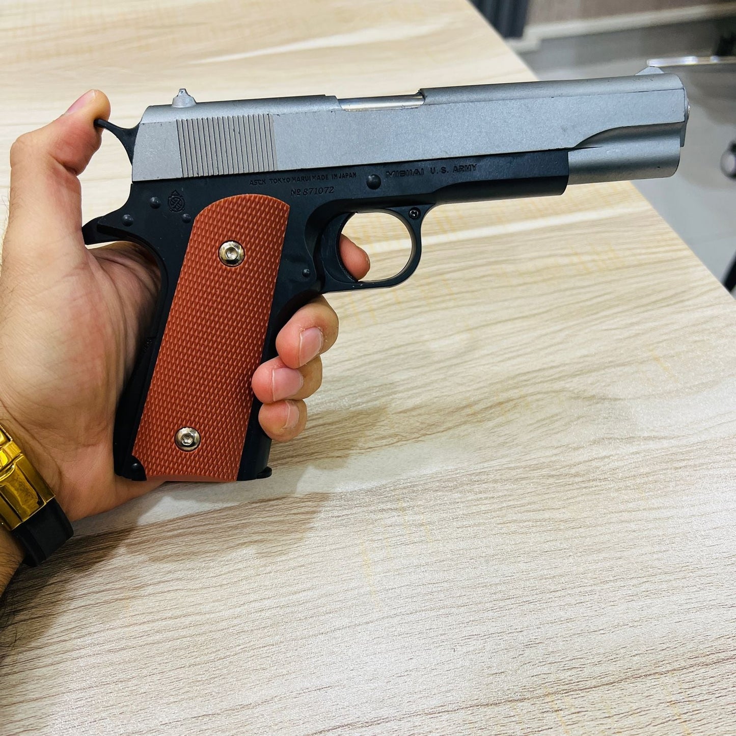 Realistic 1911 Style Toy Gun | Hard Plastic & Metal Airsoft - Style Colt Shooter Lookalike for Kids & Collectors - Mahal Al MadinahMahal Al MadinahMahal Al MadinahRealistic 1911 Style Toy Gun | Hard Plastic & Metal Airsoft - Style Colt Shooter Lookalike for Kids & Collectors.Realistic 1911 Style Toy Gun | Hard Plastic & Metal Airsoft - Style Colt Shooter Lookalike for Kids & Collectors