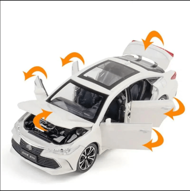 Toyota Avalon Alloy Diecast Model Car by Jinlifang – 1:24 Scale Metal Body with Lights, Sound, Openable Doors, Pull Back Action – Premium Toy for Kids & Collectors - Mahal Al Madinahdiecast carMahal Al MadinahMahal Al MadinahToyota Avalon Alloy Diecast Model Car by Jinlifang – 1:24 Scale Metal Body with Lights, Sound, Openable Doors, Pull Back Action – Premium Toy for Kids & Collectors.Toyota Avalon Alloy Diecast Model Car by Jinlifang – 1:24 Scale Metal Body with Lights, Sound, Openable Doors,