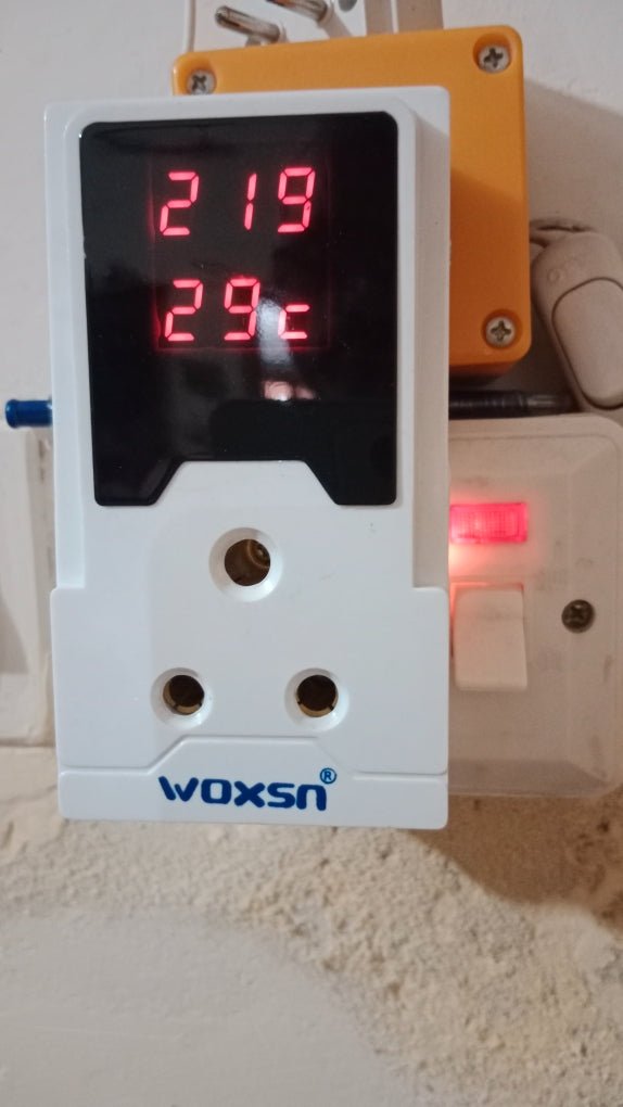 Woxsn Automatic Digital AC Power Protector 30A | Voltage, Amp & Temperature Display | Over/Under Voltage Protection for AC, Fridge, Freezer & Appliances - Mahal Al MadinahMahal Al MadinahMahal Al MadinahWoxsn Automatic Digital AC Power Protector 30A | Voltage, Amp & Temperature Display | Over/Under Voltage Protection for AC, Fridge, Freezer & Appliances Mahal Al MadinahWoxsn Automatic Digital AC Power Protector 30A | Voltage, Amp & Temperature Display | Over/Under Voltage Protection for AC, Frid