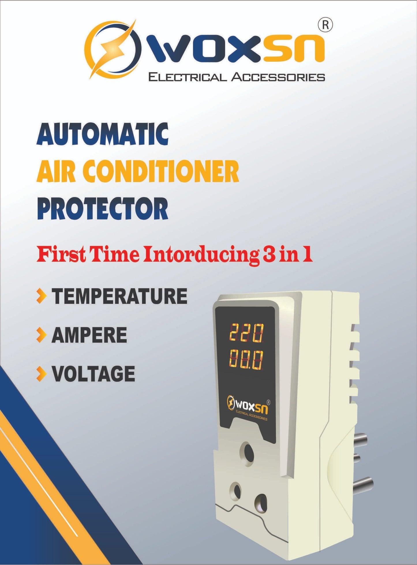 Woxsn Automatic Digital AC Power Protector 30A | Voltage, Amp & Temperature Display | Over/Under Voltage Protection for AC, Fridge, Freezer & Appliances - Mahal Al MadinahMahal Al MadinahMahal Al MadinahWoxsn Automatic Digital AC Power Protector 30A | Voltage, Amp & Temperature Display | Over/Under Voltage Protection for AC, Fridge, Freezer & Appliances Mahal Al MadinahWoxsn Automatic Digital AC Power Protector 30A | Voltage, Amp & Temperature Display | Over/Under Voltage Protection for AC, Frid
