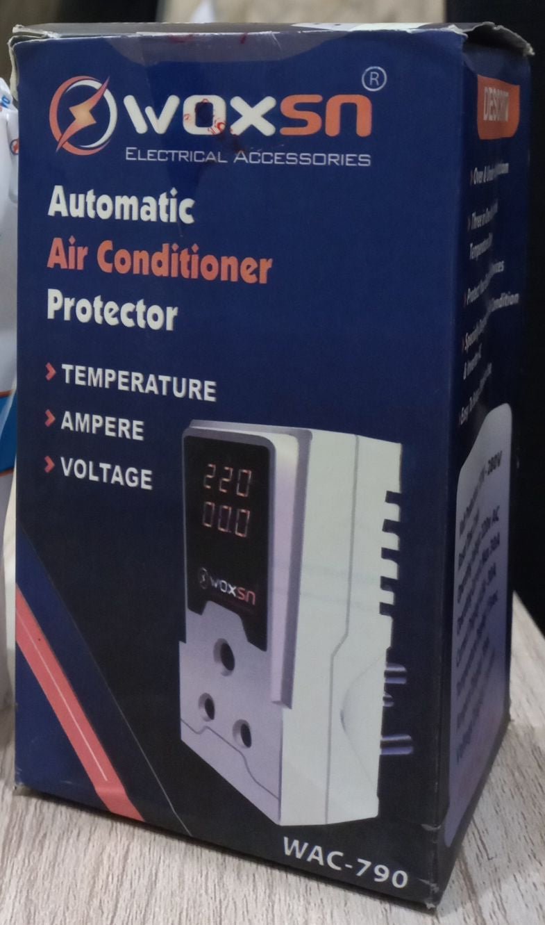 Woxsn Automatic Digital AC Power Protector 30A | Voltage, Amp & Temperature Display | Over/Under Voltage Protection for AC, Fridge, Freezer & Appliances - Mahal Al MadinahMahal Al MadinahMahal Al MadinahWoxsn Automatic Digital AC Power Protector 30A | Voltage, Amp & Temperature Display | Over/Under Voltage Protection for AC, Fridge, Freezer & Appliances Mahal Al MadinahWoxsn Automatic Digital AC Power Protector 30A | Voltage, Amp & Temperature Display | Over/Under Voltage Protection for AC, Frid