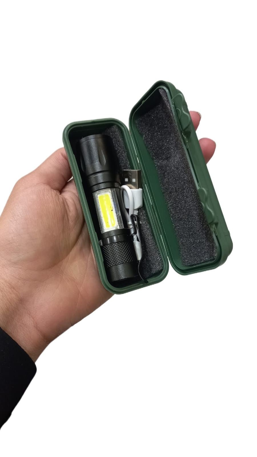 Zoomable Mini COB LED Flashlight | Rechargeable High - Brightness Pocket Torch for Camping, Work & Emergency Use - Mahal Al MadinahMahal Al MadinahMahal Al MadinahZoomable Mini COB LED Flashlight | Rechargeable High - Brightness Pocket Torch for Camping, Work & Emergency Use Mahal Al MadinahZoomable Mini COB LED Flashlight | Rechargeable High - Brightness Pocket Torch for Camping, Work & Emergency Use
