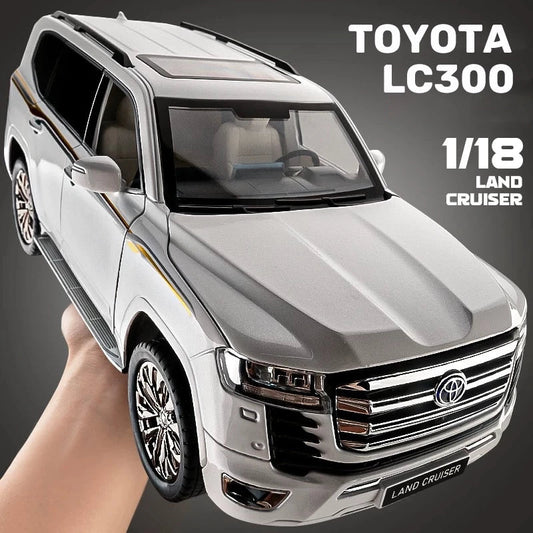 1:18 Toyota Land Cruiser LC300 Diecast Model Car by CHIZHI | SUV Alloy Scale Model with Sound & Light | Metal Body Collectible Toy for Kids & Adults - Mahal Al Madinahdiecast carMahal Al MadinahMahal Al Madinah1:18 Toyota Land Cruiser LC300 Diecast Model Car by CHIZHI | SUV Alloy Scale Model with Sound & Light | Metal Body Collectible Toy for Kids & Adults1:18 Toyota Land Cruiser LC300 Diecast Model Car by CHIZHI | SUV Alloy Scale Model with Sound & Light | Metal Body Collectible Toy for Kids & 