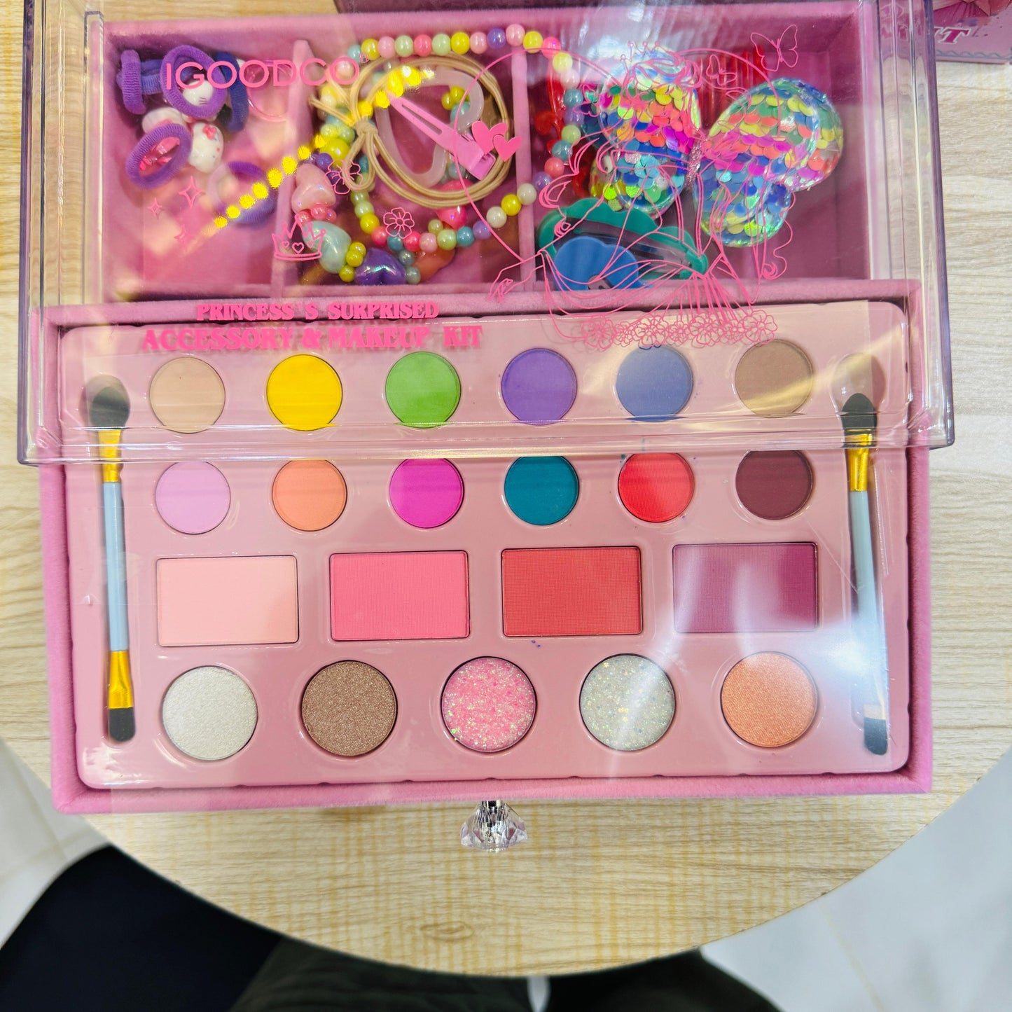 3 - in - 1 Realistic Cosmetic &amp; DIY Beads Set for Girls Princess Makeup & Jewelery Set with Acrylic Storage Box | Toy Beauty Kit for Girls - Mahal Al Madinahmakeup kitMahal Al MadinahMahal Al Madinah3 - in - 1 Realistic Cosmetic &amp; DIY Beads Set for Girls Princess Makeup & Jewelery Set with Acrylic Storage Box | Toy Beauty Kit for Girls Mahal Al Madinah3 - in - 1 Realistic Cosmetic &amp; DIY Beads Set for Girls Princess Makeup & Jewelery Set with Acrylic Storage Box | Toy Beauty Kit for G