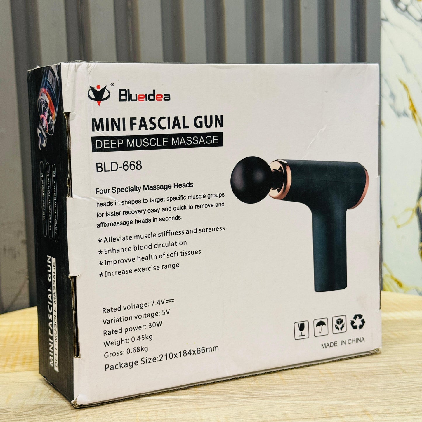 BLUEIDEA BLD - 668 5 - in - 1 Double - Headed Electric Massager Gun | Deep Tissue Percussion & Full Body Handheld Massager - Mahal Al MadinahMahal Al MadinahMahal Al MadinahBLUEIDEA BLD - 668 5 - in - 1 Double - Headed Electric Massager Gun | Deep Tissue Percussion & Full Body Handheld Massager Mahal Al MadinahBLUEIDEA BLD - 668 5 - in - 1 Double - Headed Electric Massager Gun | Deep Tissue Percussion & Full Body Handheld Massager