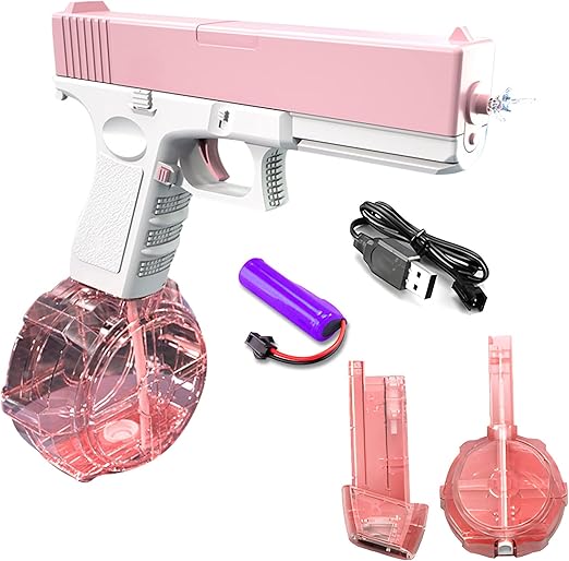 Full Automatic Electric Water Gun | 400+ Water Blasts | Long Range 22 - 29 FT | Rechargeable Squirt Gun Toy for Kids & Adults | Outdoor Summer Fun Blaster Soaker - Mahal Al MadinahWATER GUNMahal Al MadinahMahal Al MadinahFull Automatic Electric Water Gun | 400+ Water Blasts | Long Range 22 - 29 FT | Rechargeable Squirt Gun Toy for Kids & Adults | Outdoor Summer Fun Blaster SoakerFull Automatic Electric Water Gun | 400+ Water Blasts | Long Range 22 - 29 FT | Rechargeable Squirt Gun Toy for Kids &