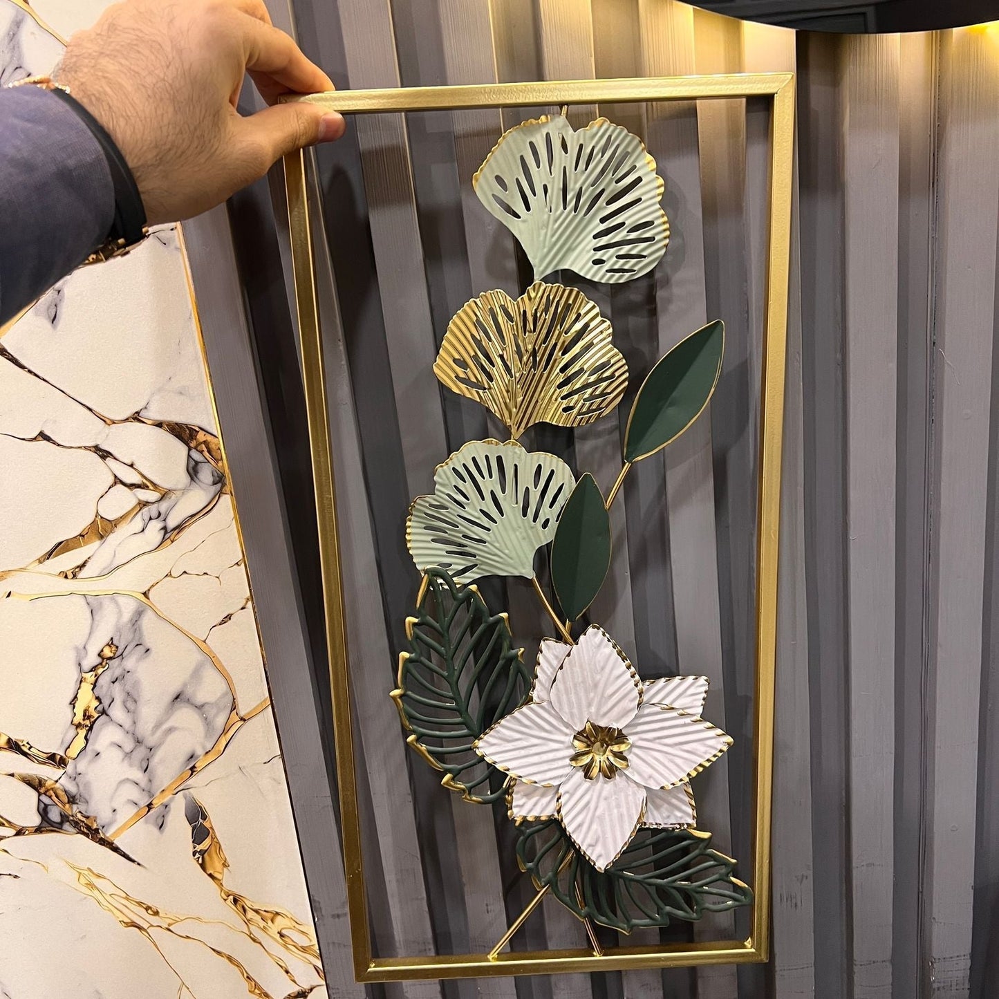 Gold Metal Wall Art – Monstera Leaves Decorative Wall Hanging | Rectangle Metal Wall Accent for Living Room & Home Decor - Mahal Al MadinahMahal Al MadinahMahal Al MadinahGold Metal Wall Art – Monstera Leaves Decorative Wall Hanging | Rectangle Metal Wall Accent for Living Room & Home Decor Mahal Al MadinahGold Metal Wall Art – Monstera Leaves Decorative Wall Hanging | Rectangle Metal Wall Accent for Living Room & Home Decor