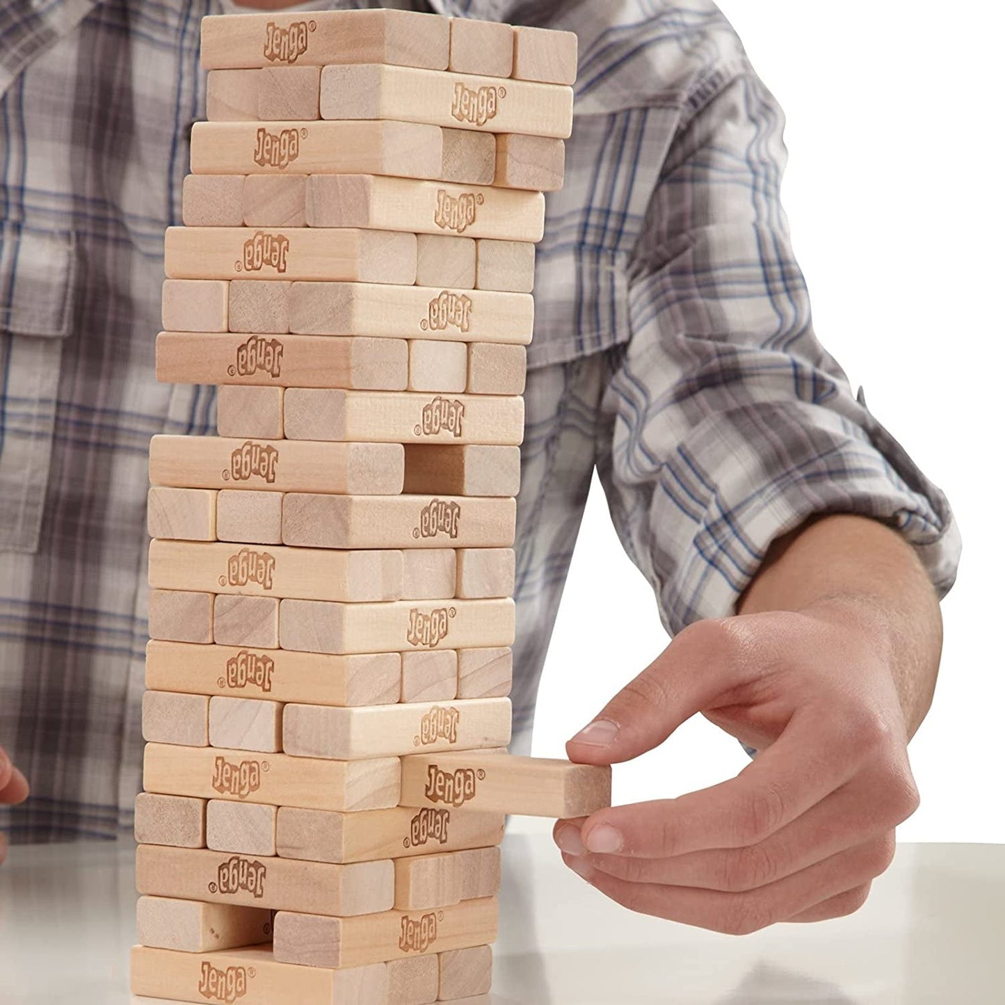 Hasbro Classic Jenga Game | Authentic Hardwood Block Stacking Game for Family & Party Fun - Mahal Al MadinahMahal Al MadinahMahal Al MadinahHasbro Classic Jenga Game | Authentic Hardwood Block Stacking Game for Family & Party Fun Mahal Al MadinahHasbro Classic Jenga Game | Authentic Hardwood Block Stacking Game for Family & Party Fun