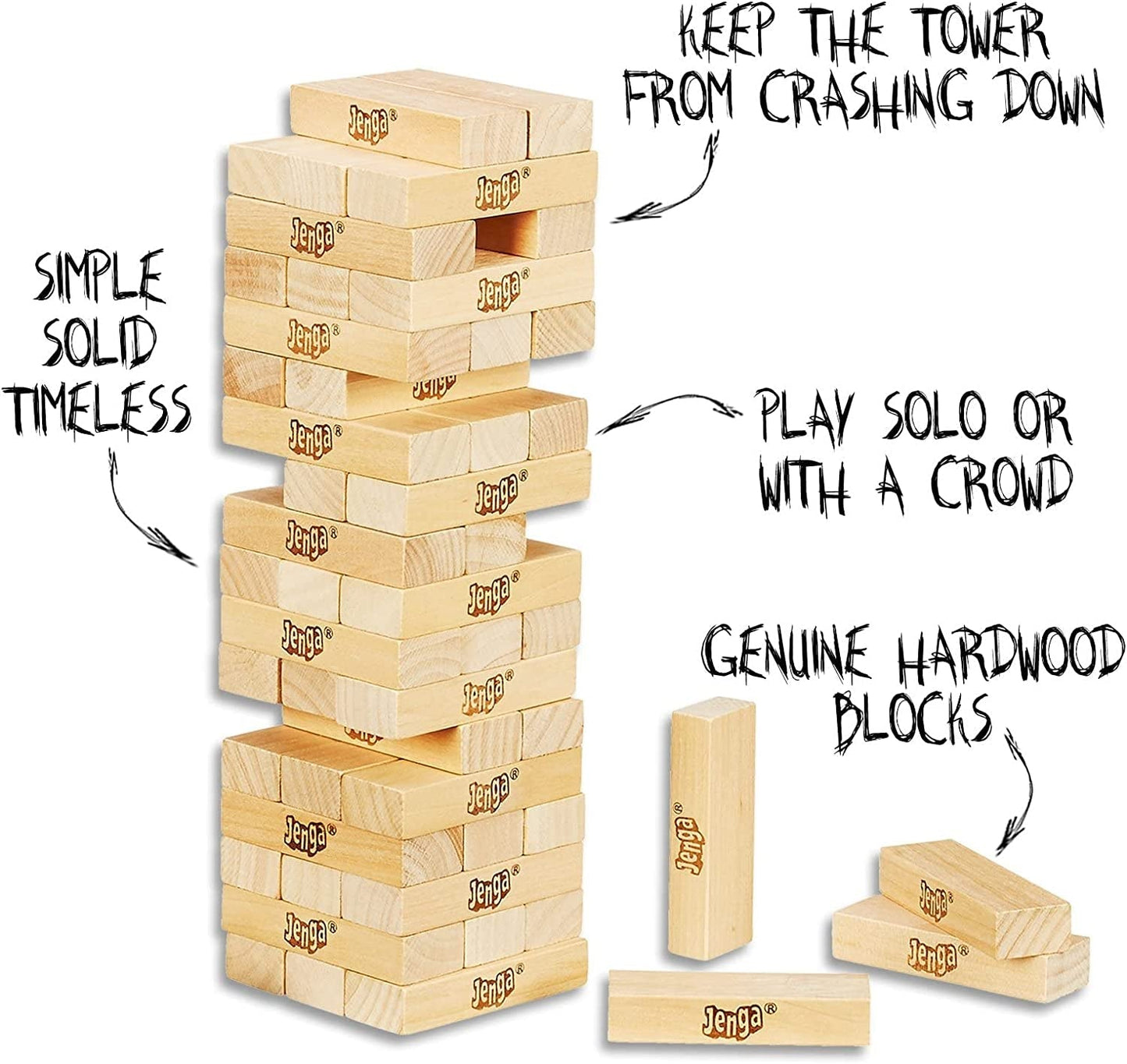 Hasbro Classic Jenga Game | Authentic Hardwood Block Stacking Game for Family & Party Fun - Mahal Al MadinahMahal Al MadinahMahal Al MadinahHasbro Classic Jenga Game | Authentic Hardwood Block Stacking Game for Family & Party Fun Mahal Al MadinahHasbro Classic Jenga Game | Authentic Hardwood Block Stacking Game for Family & Party Fun