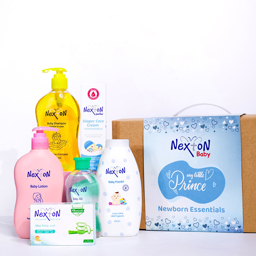 👶🎁 Nexton Baby Newborn Essentials Gift Box – Complete Skincare & Hygiene Set for Infants – Ideal Baby Shower Gift Pack