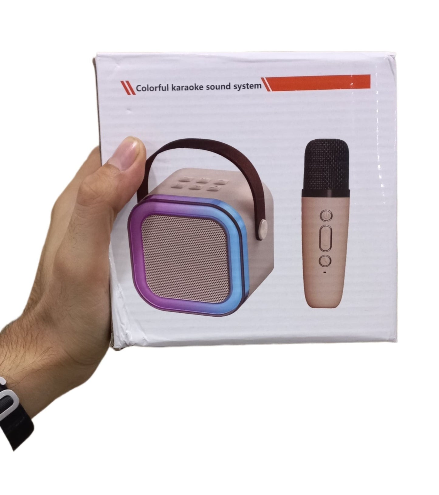 K12 Karaoke Mic with Wireless Bluetooth Speaker | 3 - in - 1 Handheld Microphone with RGB Lights, USB/AUX/SD Support – Black, Blue & Pink - Mahal Al MadinahMahal Al MadinahMahal Al MadinahK12 Karaoke Mic with Wireless Bluetooth Speaker | 3 - in - 1 Handheld Microphone with RGB Lights, USB/AUX/SD Support – Black, Blue & Pink.K12 Karaoke Mic with Wireless Bluetooth Speaker | 3 - in - 1 Handheld Microphone with RGB Lights, USB/AUX/SD Support – Black, Blue & Pink