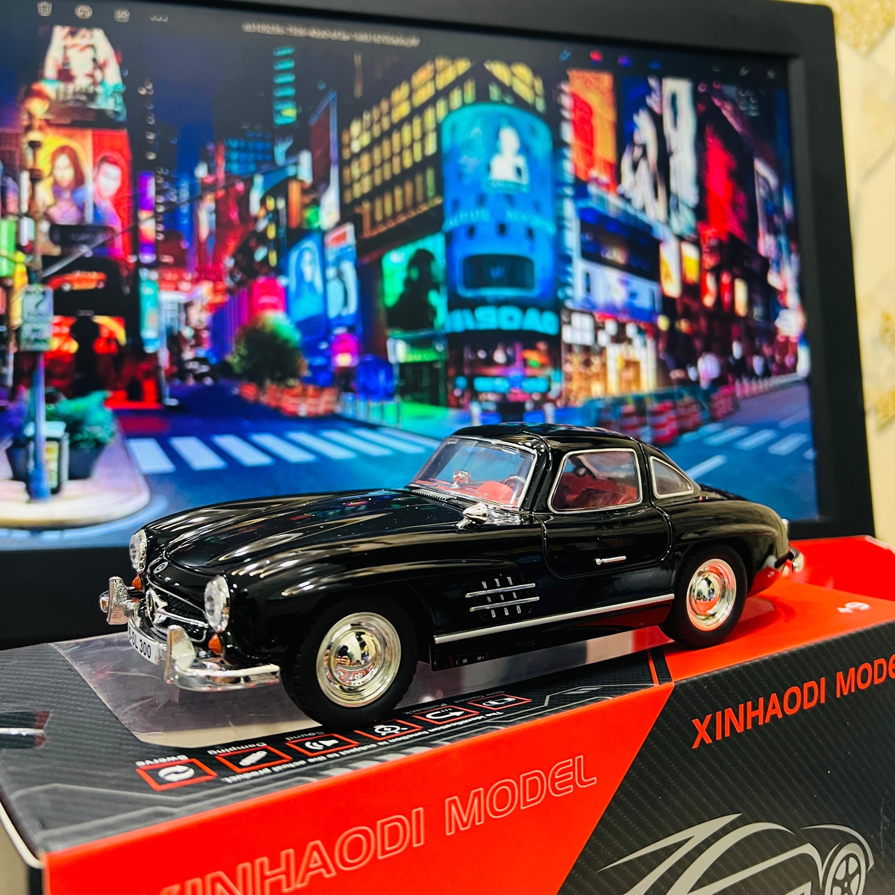 Kinsmart Mercedes - Benz 300SL Diecast Model Car | 1:36 Scale (5 - Inch) Alloy Sports Car with Sound & Light – Track Edition Collectible - Mahal Al MadinahMahal Al MadinahMahal Al MadinahKinsmart Mercedes - Benz 300SL Diecast Model Car | 1:36 Scale (5 - Inch) Alloy Sports Car with Sound & Light – Track Edition Collectible.Kinsmart Mercedes - Benz 300SL Diecast Model Car | 1:36 Scale (5 - Inch) Alloy Sports Car with Sound & Light – Track Edition Collectible