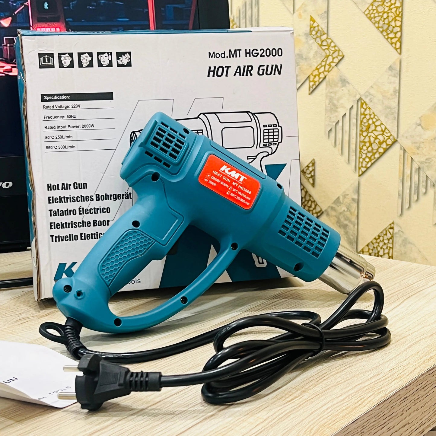 KMTi Kosku MT HG2000 Hot Air Gun – 2000W | Adjustable Temperature & Airflow - Mahal Al MadinahHot air GunMahal Al MadinahMahal Al MadinahKMTi Kosku MT HG2000 Hot Air Gun – 2000W | Adjustable Temperature & Airflow Mahal Al MadinahKMTi Kosku MT HG2000 Hot Air Gun – 2000W | Adjustable Temperature & Airflow