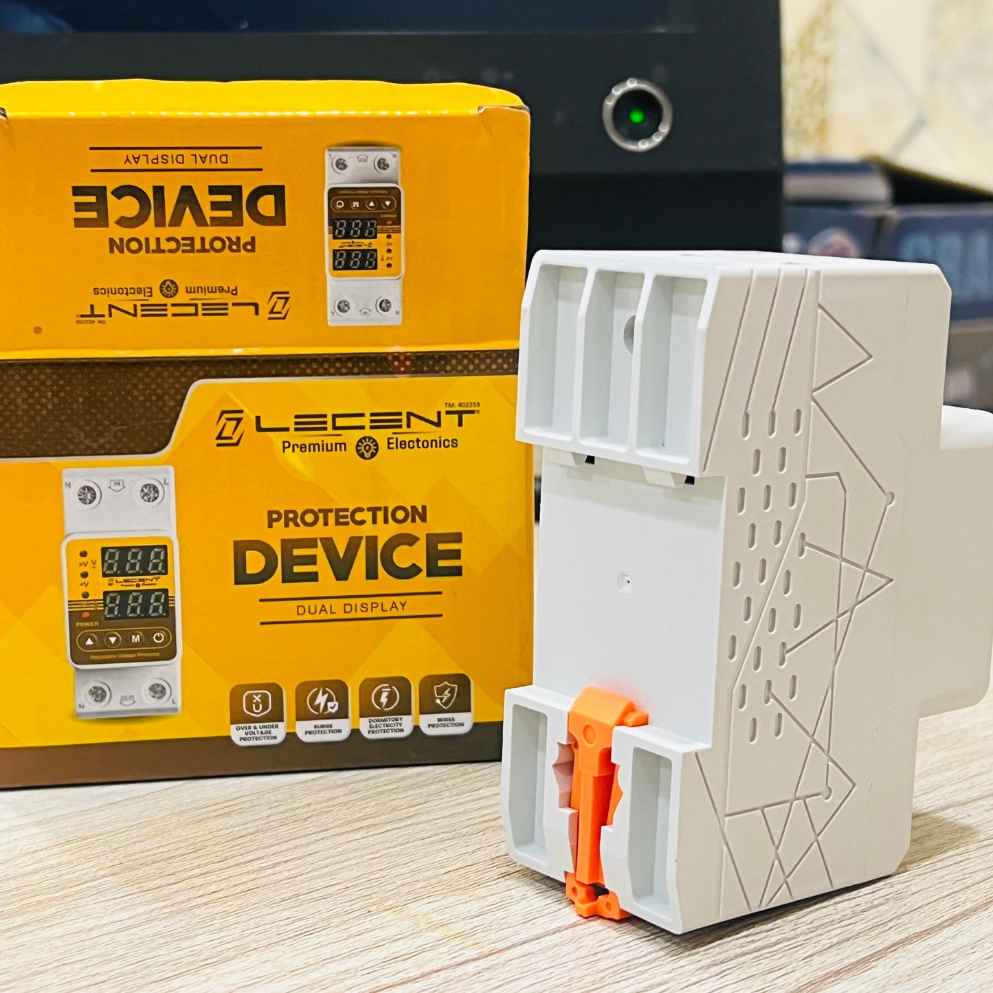 Lecent Premium 68A Dual Display Voltage Protection Device | Adjustable Over/Under Voltage & Surge Relay Breaker with Overcurrent Protection - Mahal Al MadinahMahal Al MadinahMahal Al MadinahLecent Premium 68A Dual Display Voltage Protection Device | Adjustable Over/Under Voltage & Surge Relay Breaker with Overcurrent Protection.Lecent Premium 68A Dual Display Voltage Protection Device | Adjustable Over/Under Voltage & Surge Relay Breaker with Overcurrent Protection
