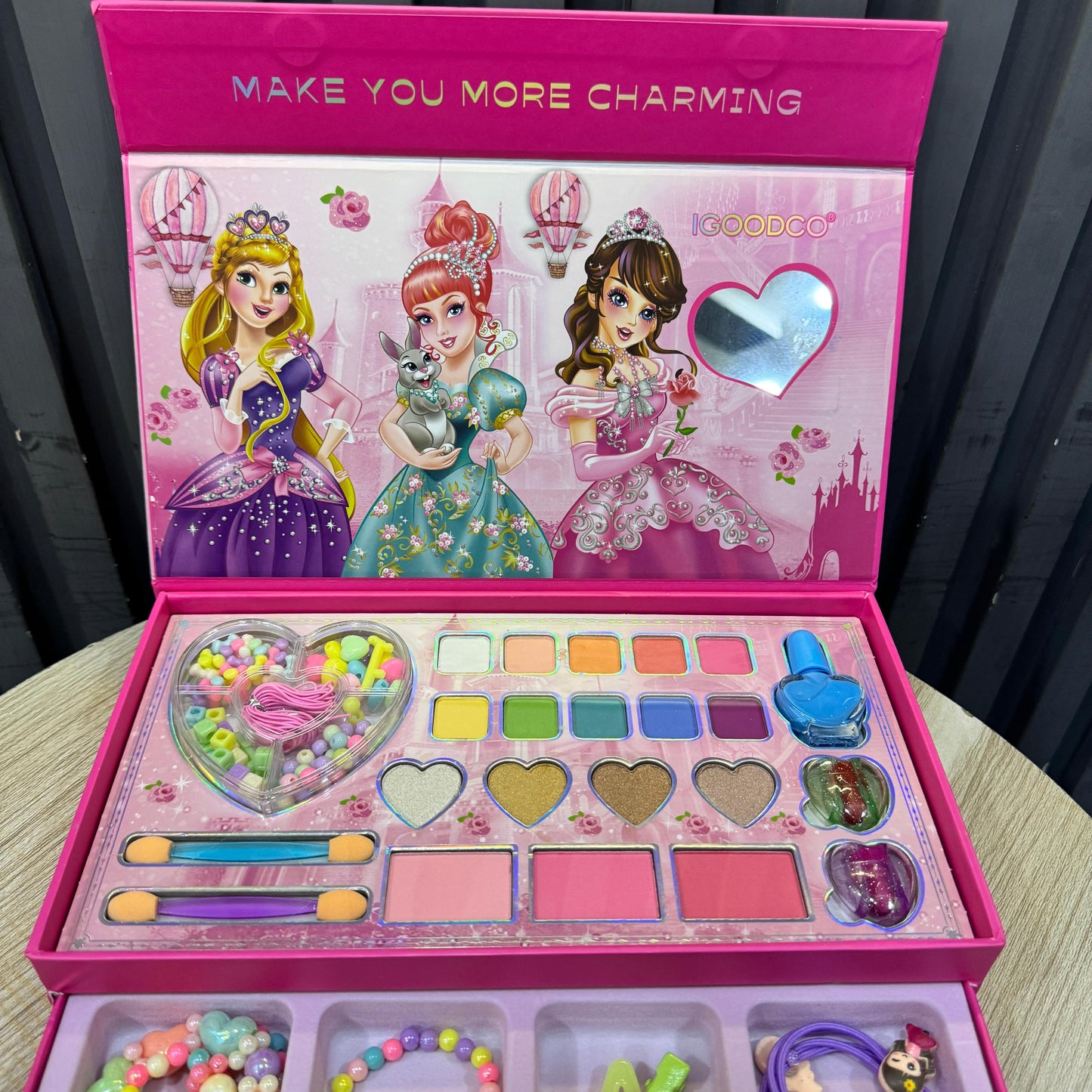 Love Beauty Girl – 17PCS Kids Makeup Set with Creative Accessories, Mirror, Lipsticks & Carry Case – Safe Pretend Beauty Toy for Girls - Mahal Al MadinahMAKEUP KITMahal Al MadinahMahal Al MadinahLove Beauty Girl – 17PCS Kids Makeup Set with Creative Accessories, Mirror, Lipsticks & Carry Case – Safe Pretend Beauty Toy for GirlsLove Beauty Girl – 17PCS Kids Makeup Set with Creative Accessories, Mirror, Lipsticks & Carry Case – Safe Pretend Beauty Toy for Girls