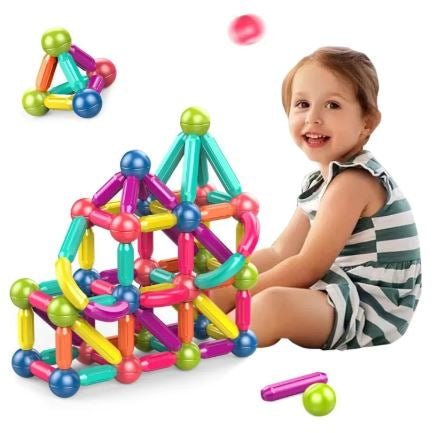 Magnetic Building Blocks Set for Kids (25/36/42/64 PCS) | STEM Magnet Balls & Rods Educational Toy for Toddlers & Preschoolers Age 3+ - Mahal Al MadinahMahal Al MadinahMahal Al Madinah36 pcsMagnetic Building Blocks Set for Kids (25/36/42/64 PCS) | STEM Magnet Balls & Rods Educational Toy for Toddlers & Preschoolers Age 3+ Mahal Al MadinahMagnetic Building Blocks Set for Kids (25/36/42/64 PCS) | STEM Magnet Balls & Rods Educational Toy for Toddlers & Preschoolers Age 3+